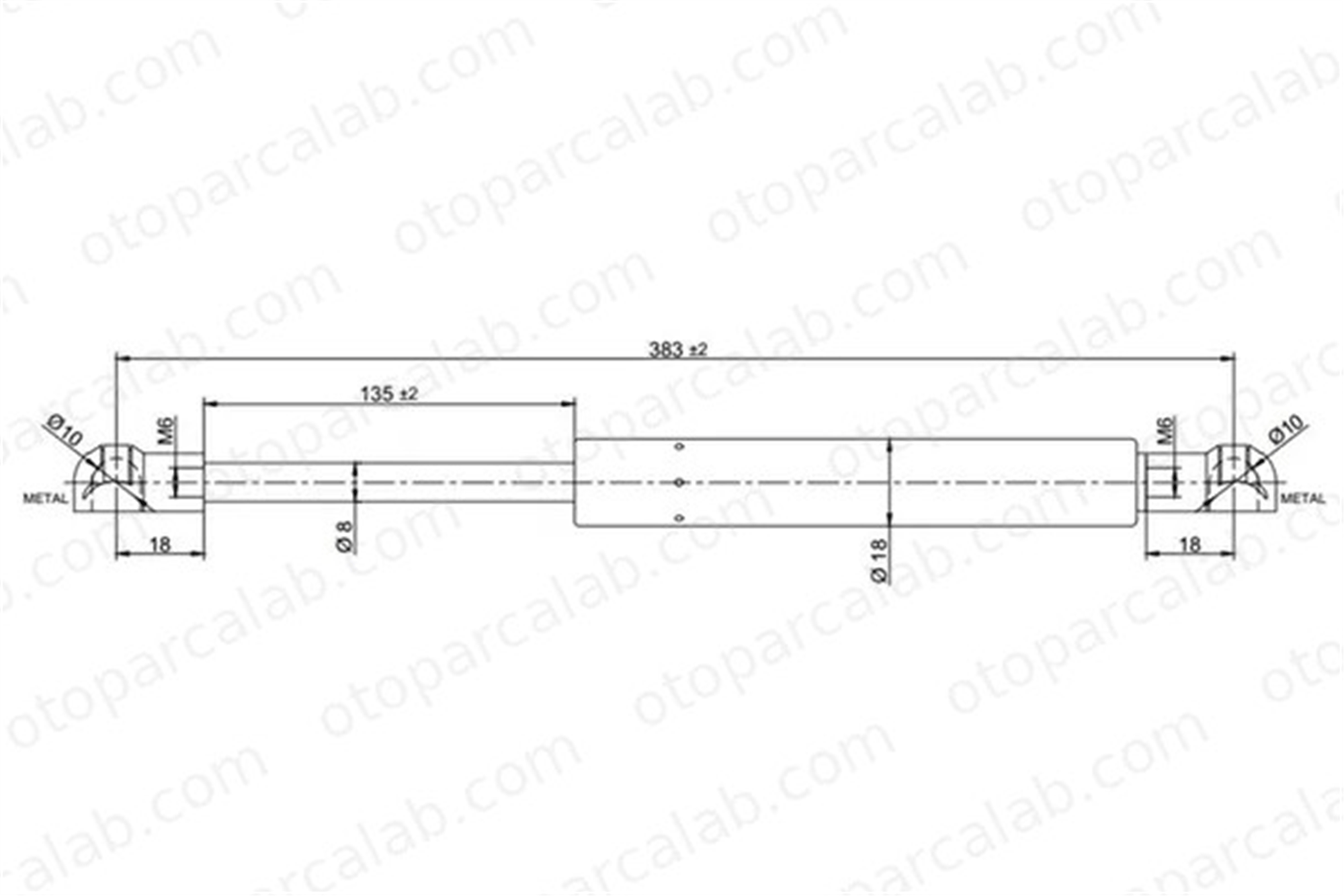 KRAFTVOLL 09010310 Bagaj Amortisörü Sağ veya Sol RENAULT TWINGO II 8200385560
