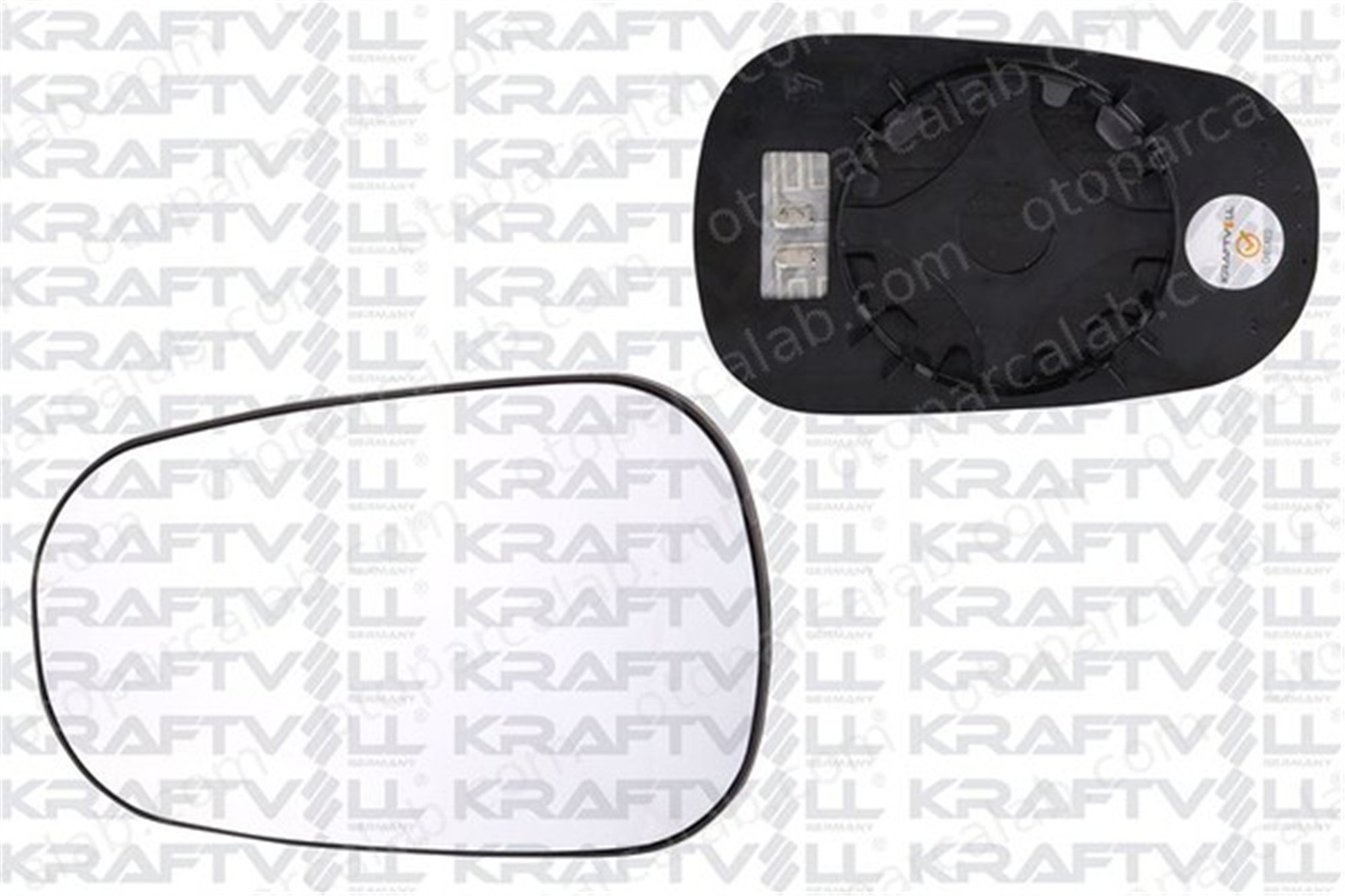 KRAFTVOLL 09080112 Ayna Camı Dış Sağ veya Sol RENAULT CLIO II MEGANE I 7701040255
