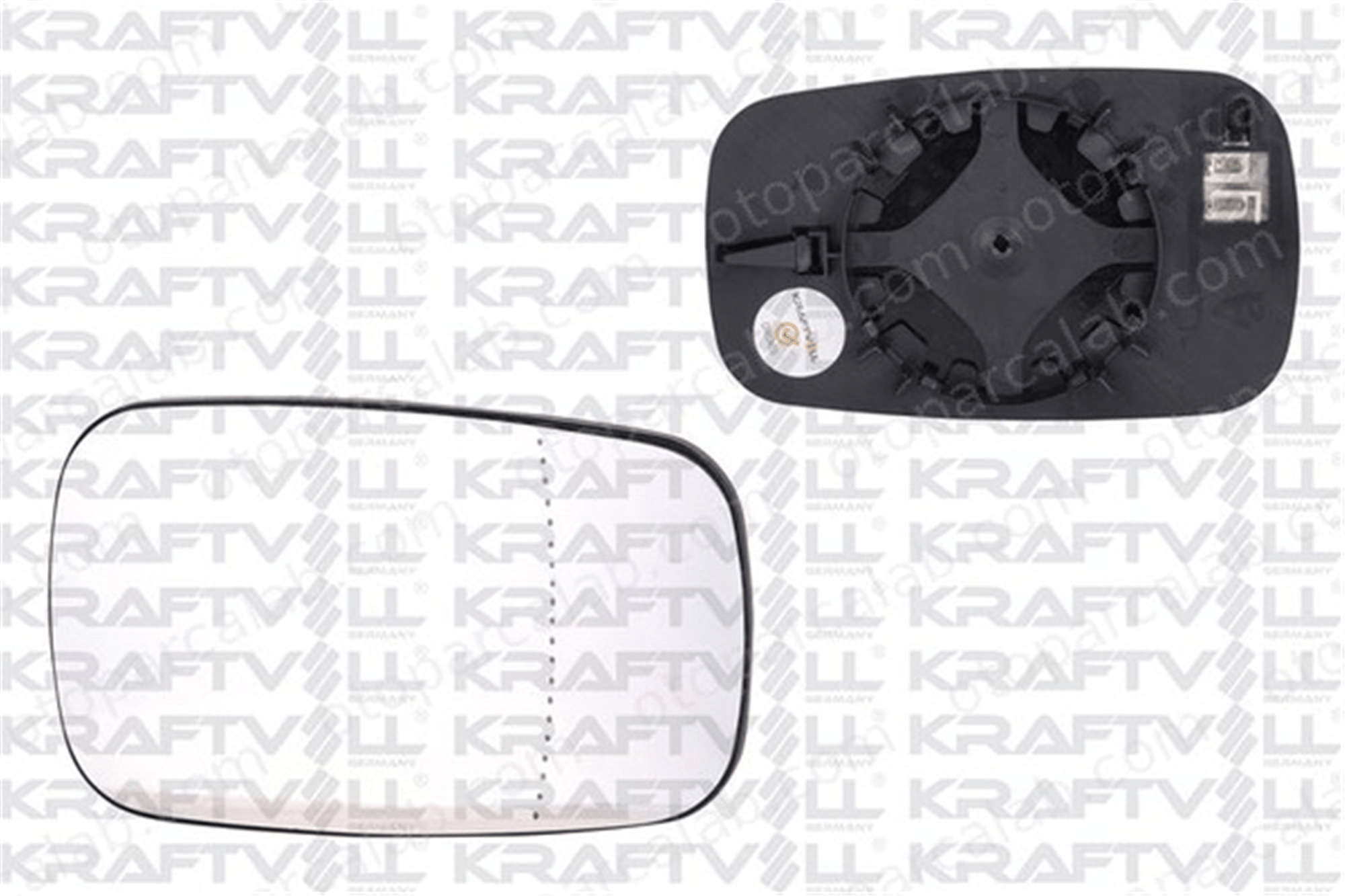 KRAFTVOLL 09080118 Ayna Camı Dış Sağ veya Sol RENAULT MEGANE II MEGANE II Sedan 7701054752