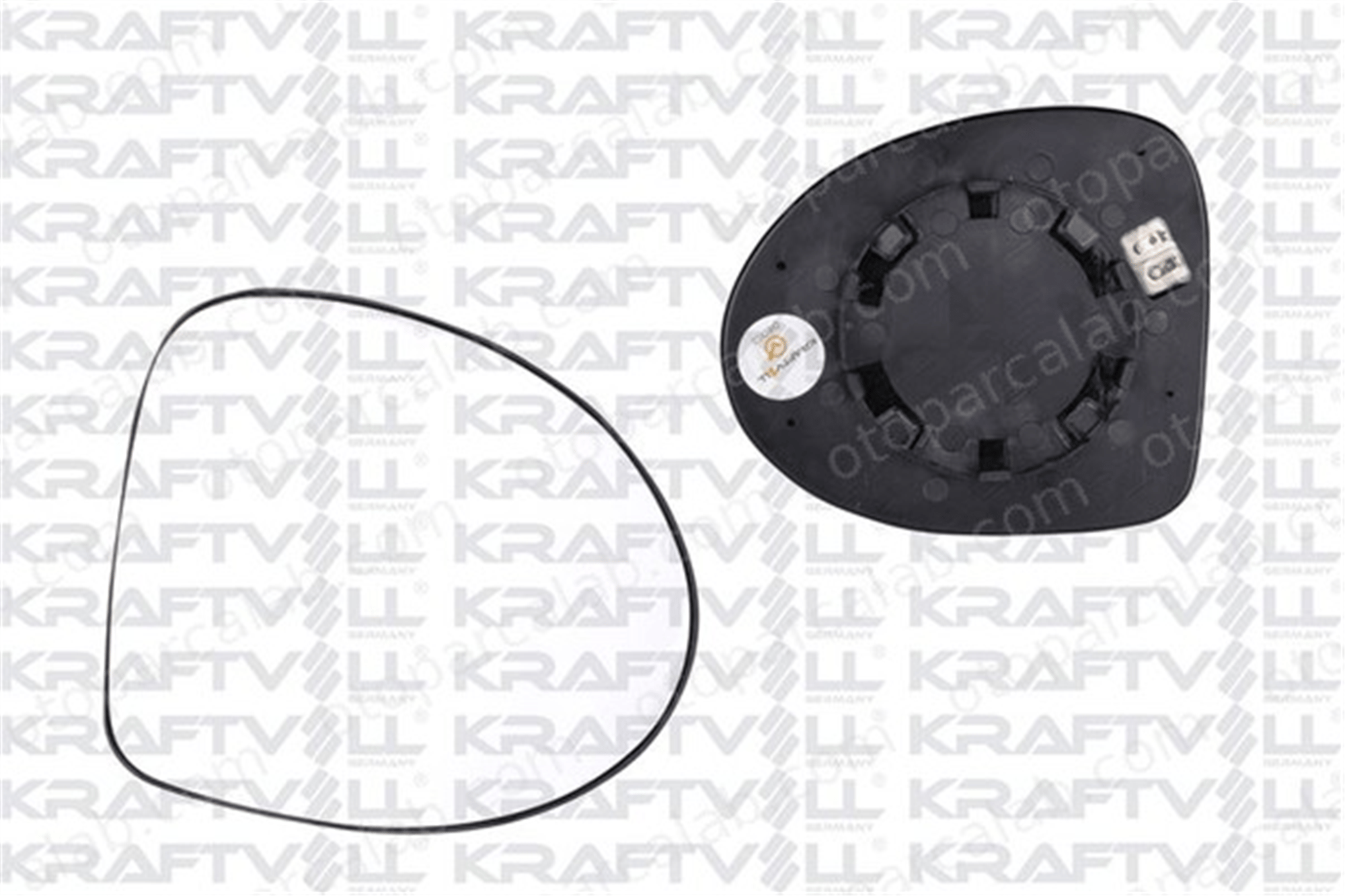 KRAFTVOLL 09080125 Ayna Camı Dış Sağ RENAULT TWINGO II 7701067338