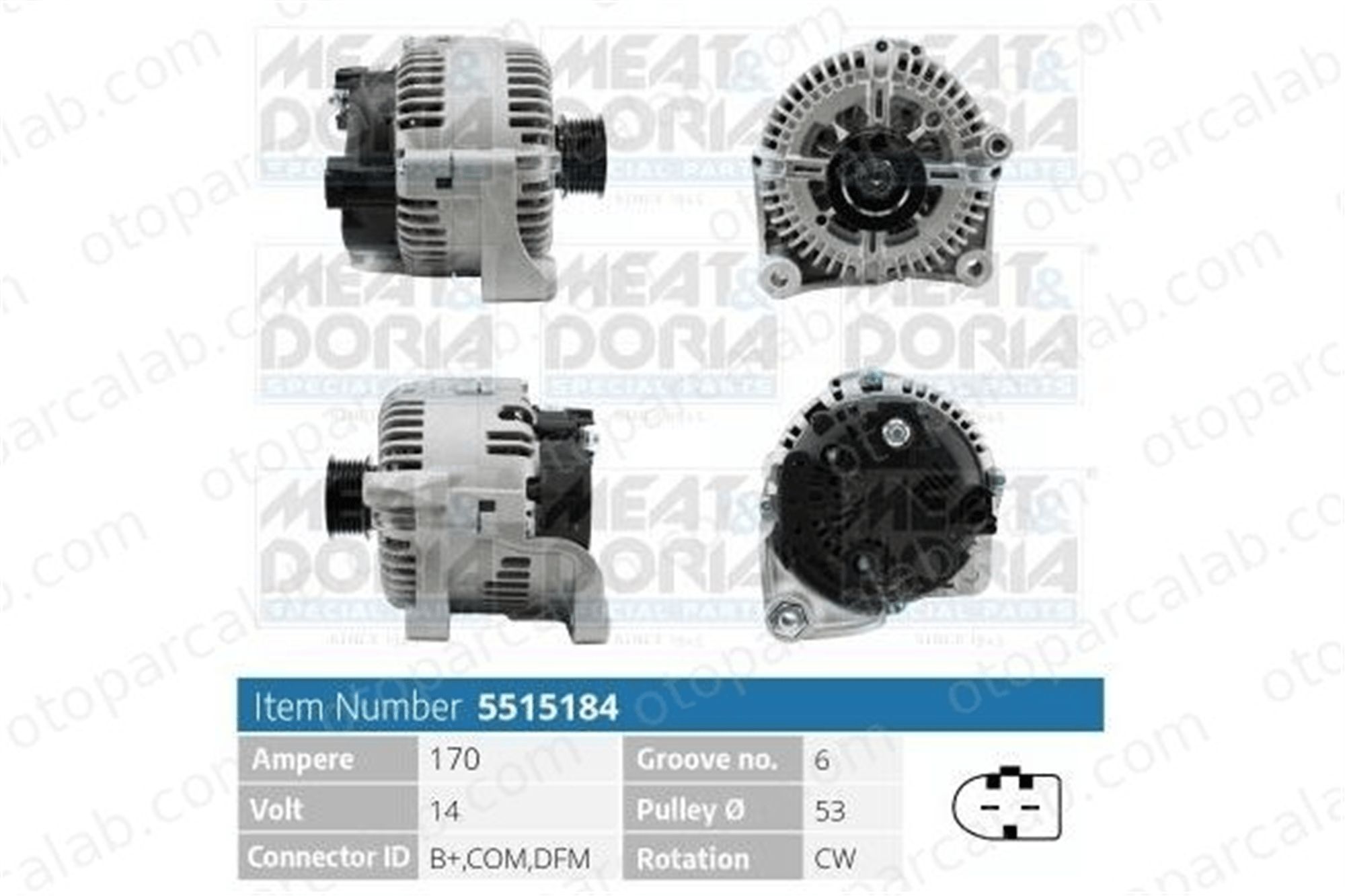 KRAFTVOLL 11020136 Alternatör BMW 5 Touring 5 12318517261 12317788821