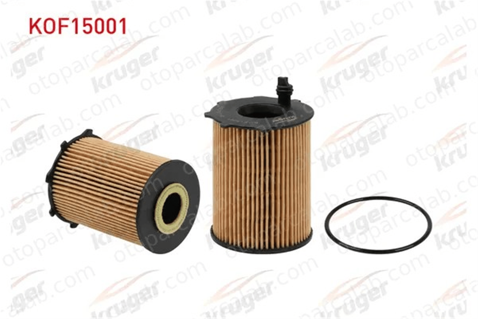 KRUGER KOF15001 Yağ Filtresi PEUGEOT PARTNER Kasa/büyük limuzin CITROËN BERLINGO Kasa/büyük limuzin 1109AY 1109S5