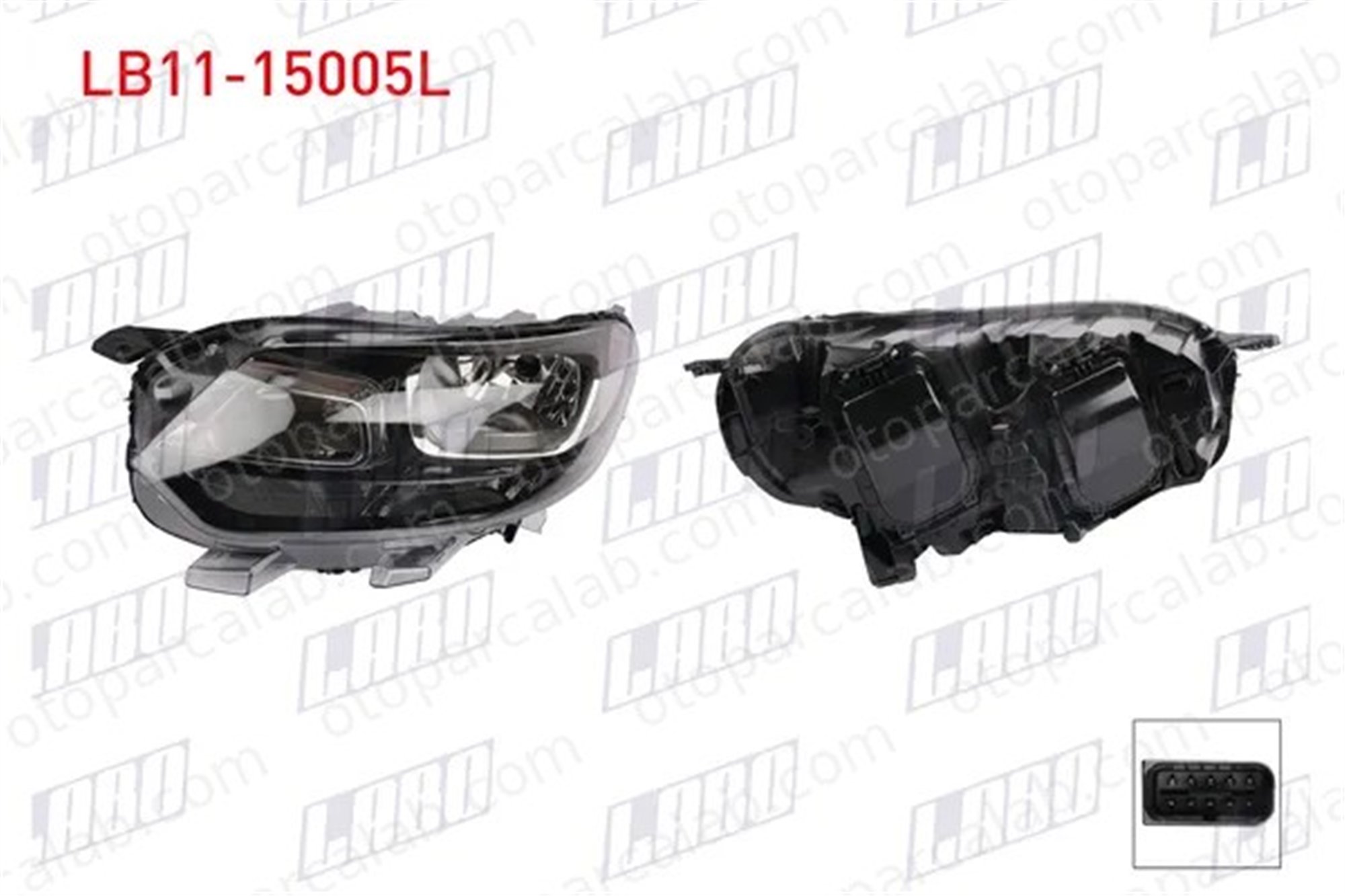 LABO LB11-15005L Far Sol CITROËN SPACETOURER Minibüs/Otobüs OPEL ZAFIRA LIFE Minibüs/Otobüs 9808567780