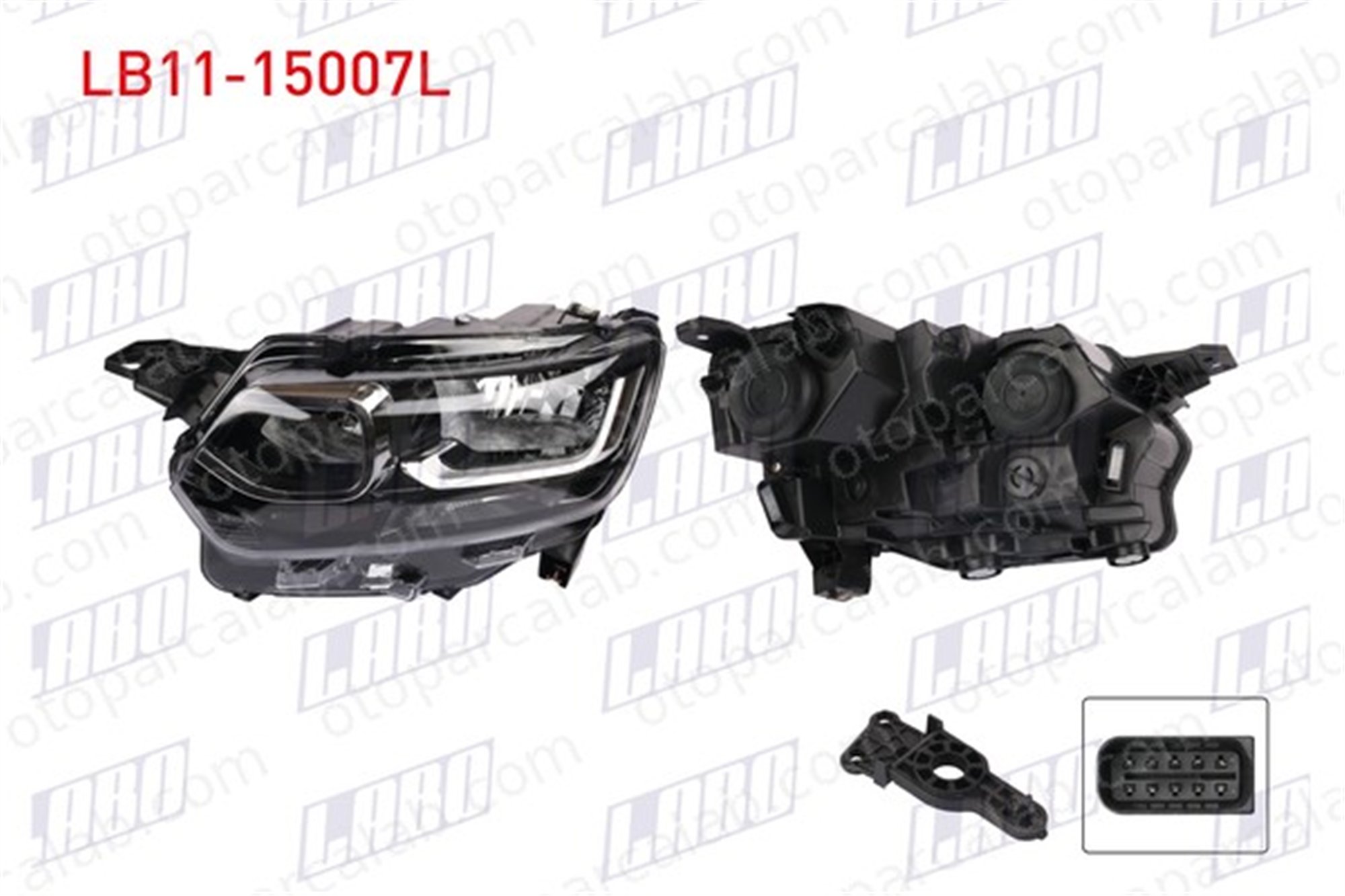 LABO LB11-15007L Far Sol CITROËN BERLINGO Kasa/büyük limuzin BERLINGO 9816824880