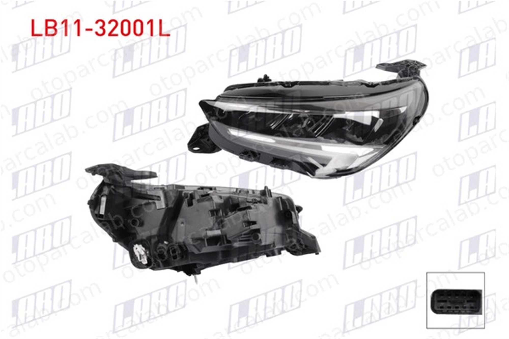 LABO LB11-32001L Far Sol OPEL CORSA F CORSA F Kasa/eğik arka 9829522780