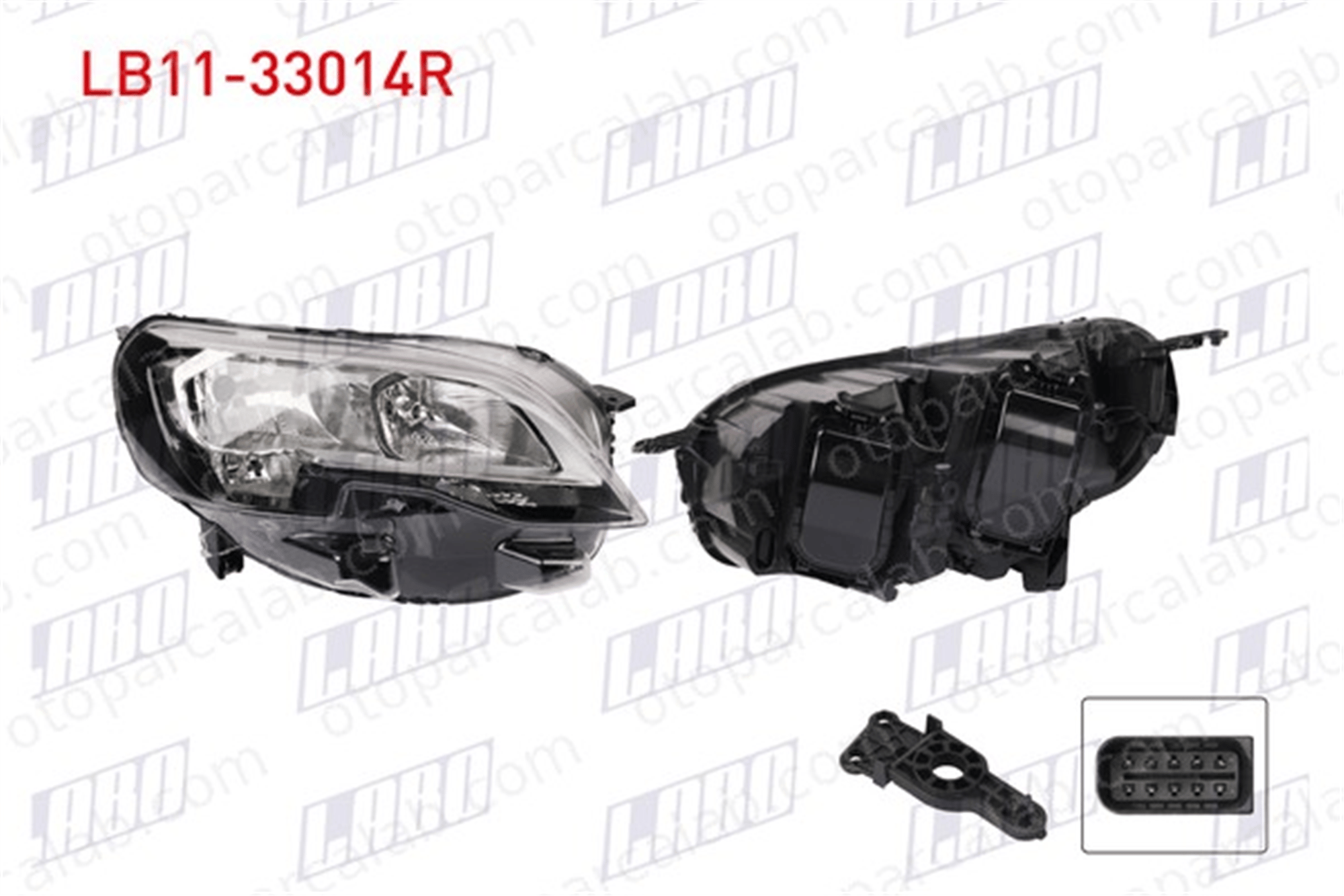 LABO LB11-33014R Far Sağ PEUGEOT TRAVELLER Minibüs/Otobüs EXPERT Panelvan/Van 9808572580
