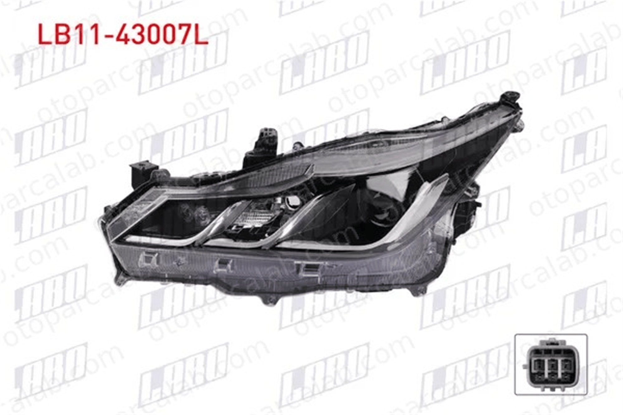 LABO LB11-43007L Far Lambası Sol TOYOTA COROLLA Sedan 8117002T31 8117002T30