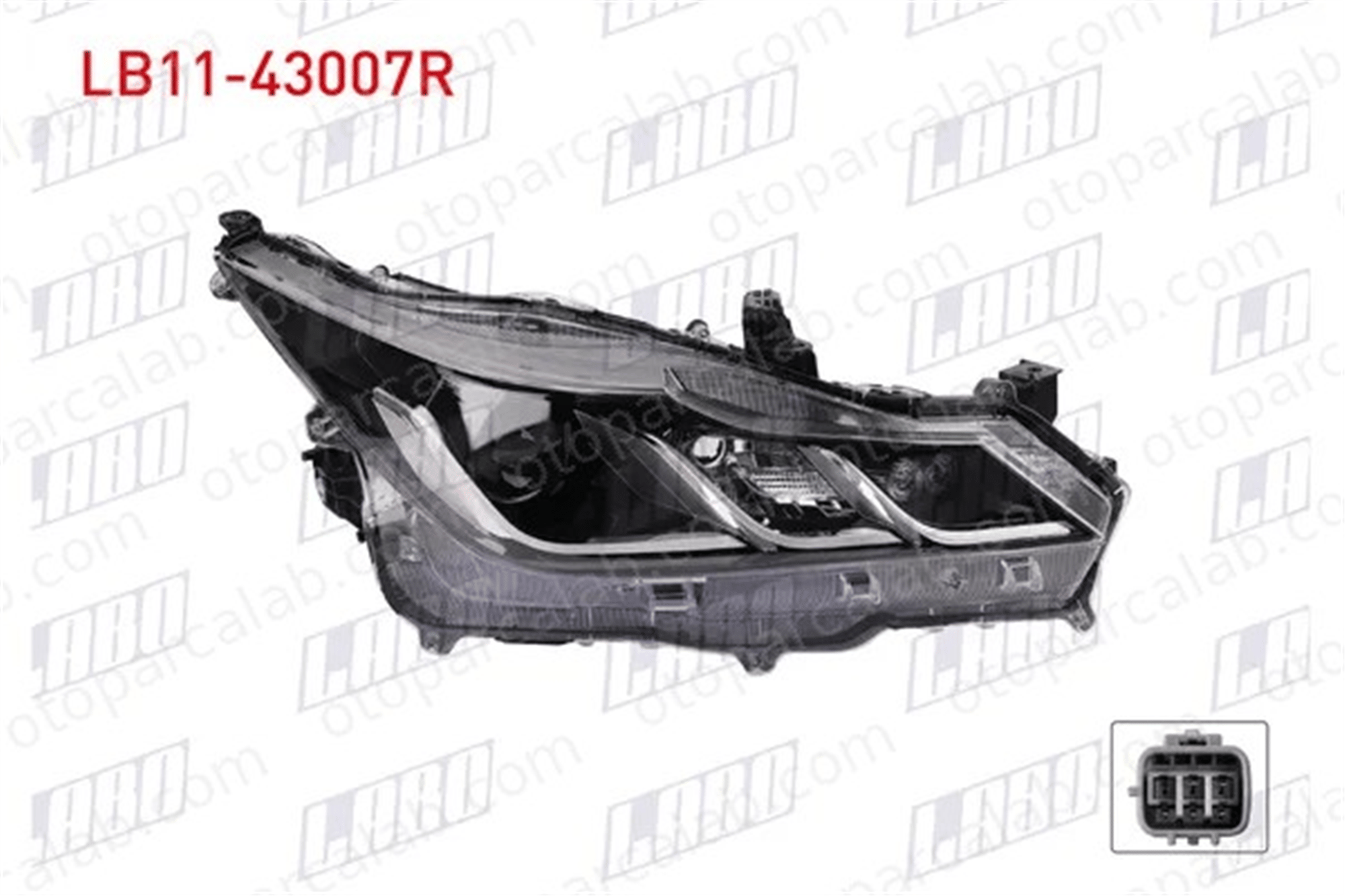 LABO LB11-43007R Far Lambası Sağ TOYOTA COROLLA Sedan 8113002T31 8113002T30