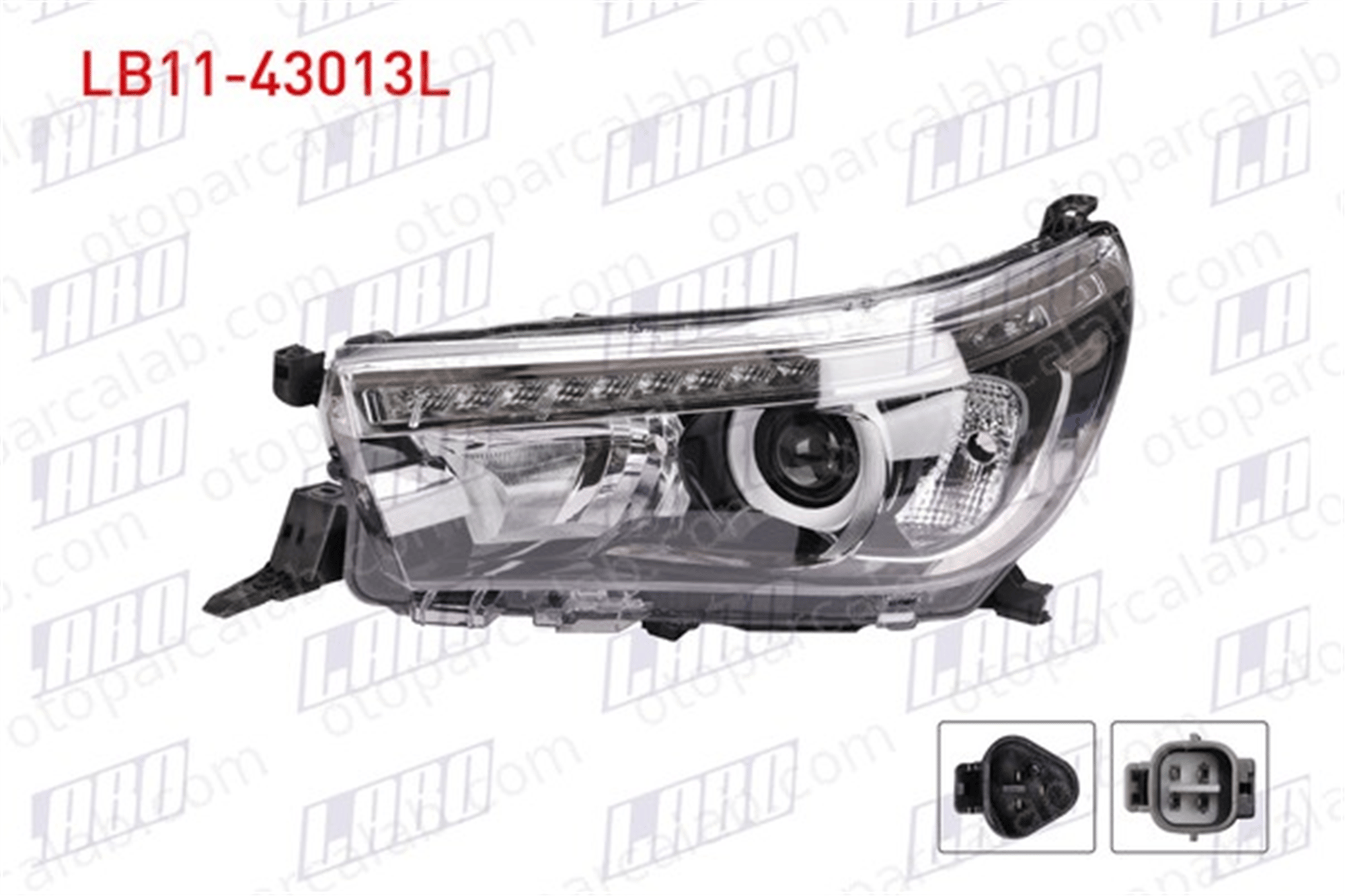 LABO LB11-43013L Far Lambası Sol TOYOTA HILUX VIII Pick-up 811500K730 810700K710