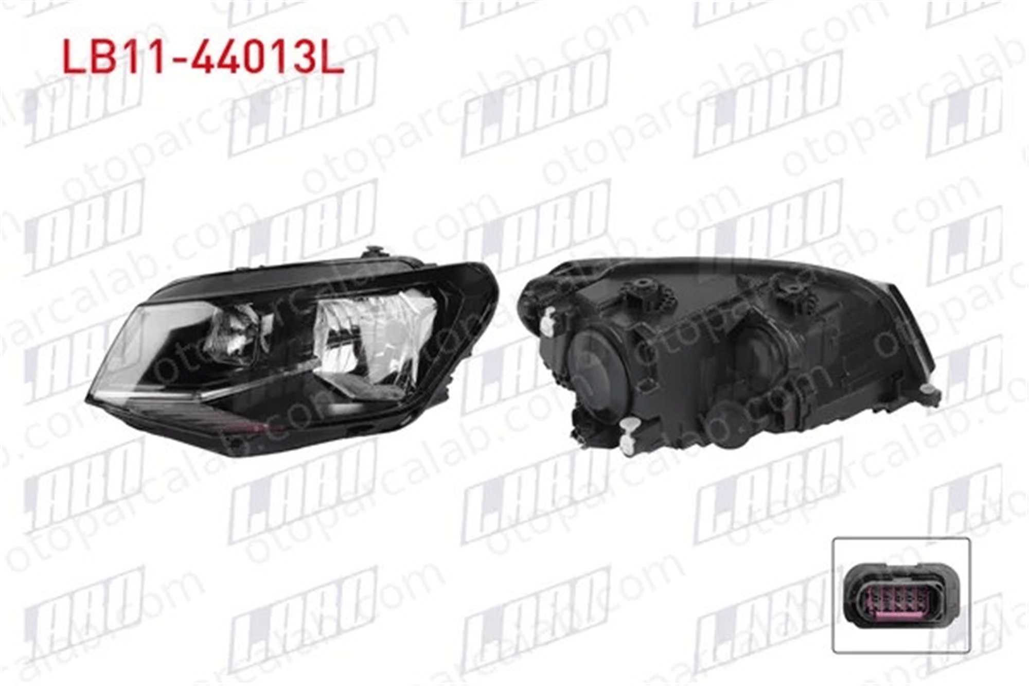 LABO LB11-44013L Far Sol VW CADDY IV Kasa/büyük limuzin CADDY IV MPV 2K1941005A 2K1941005B