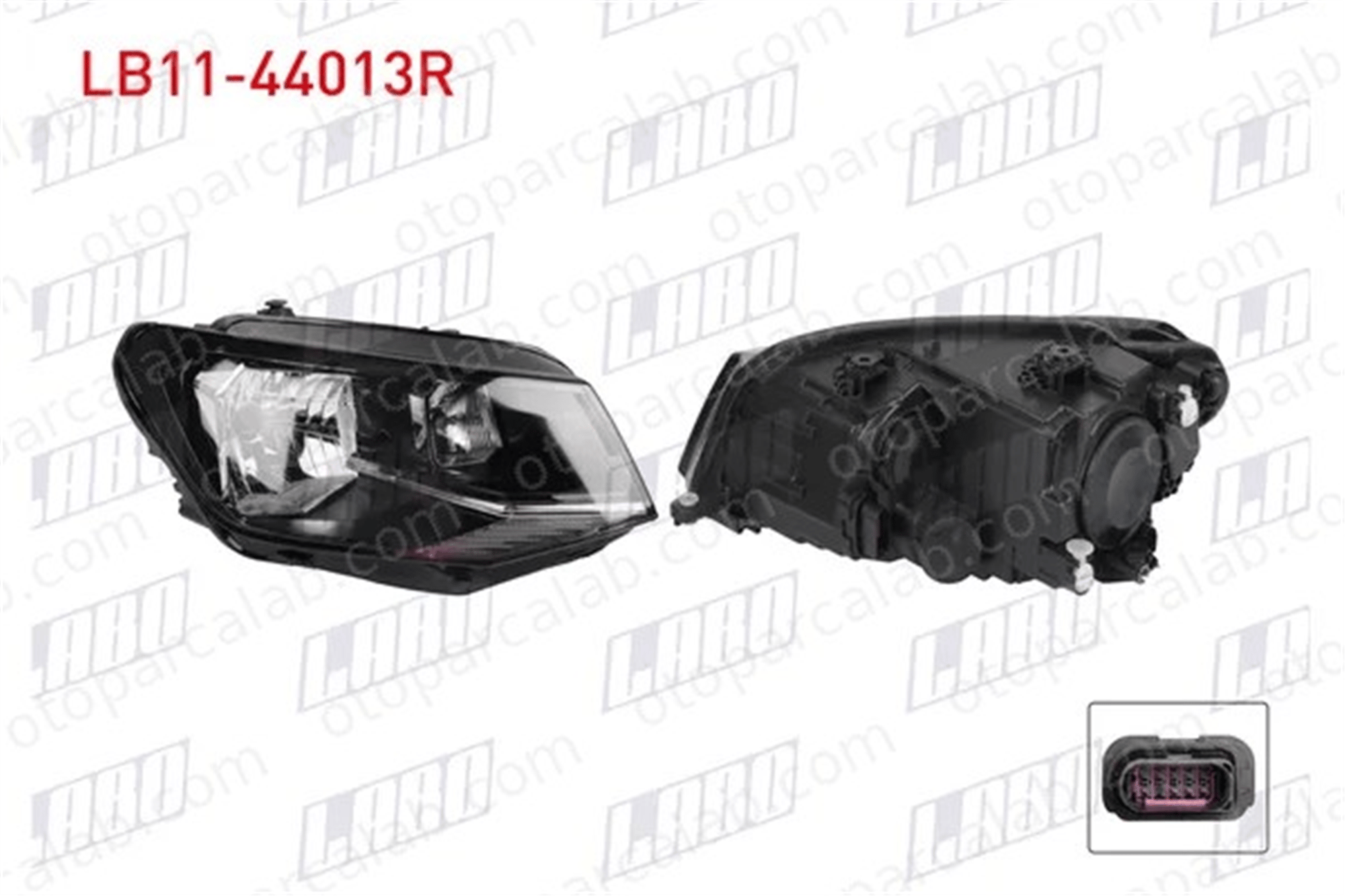 LABO LB11-44013R Far Sağ VW CADDY IV Kasa/büyük limuzin CADDY IV MPV 2K1941006A 2K1941006B