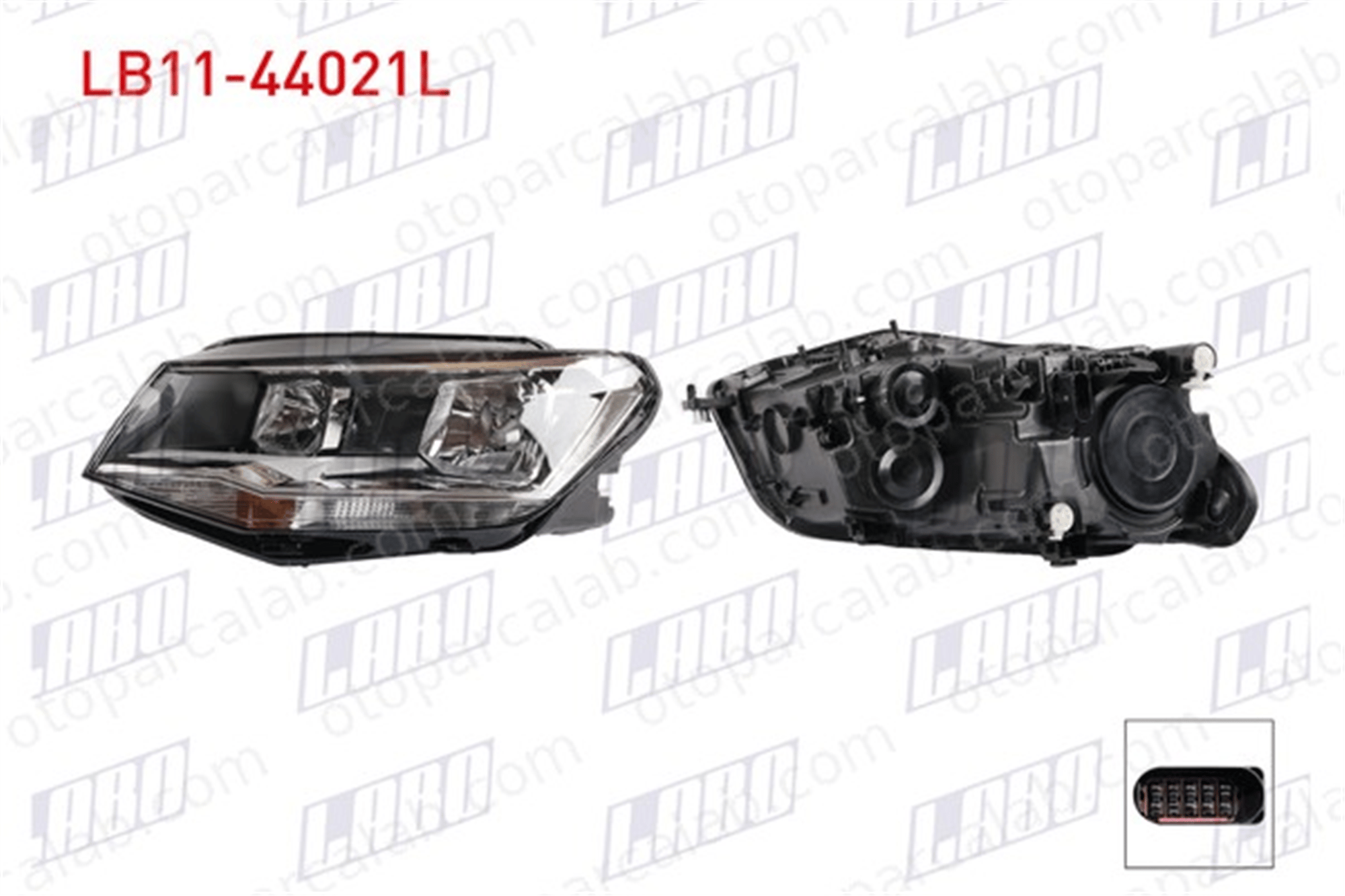 LABO LB11-44021L Far Sol VW CADDY IV Kasa/büyük limuzin CADDY IV MPV 1EA012286051 2K1941005