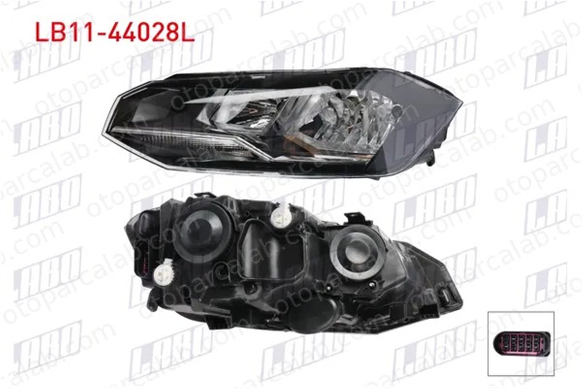 LABO LB11-44028L Far Sol VW POLO VI 2G1941005