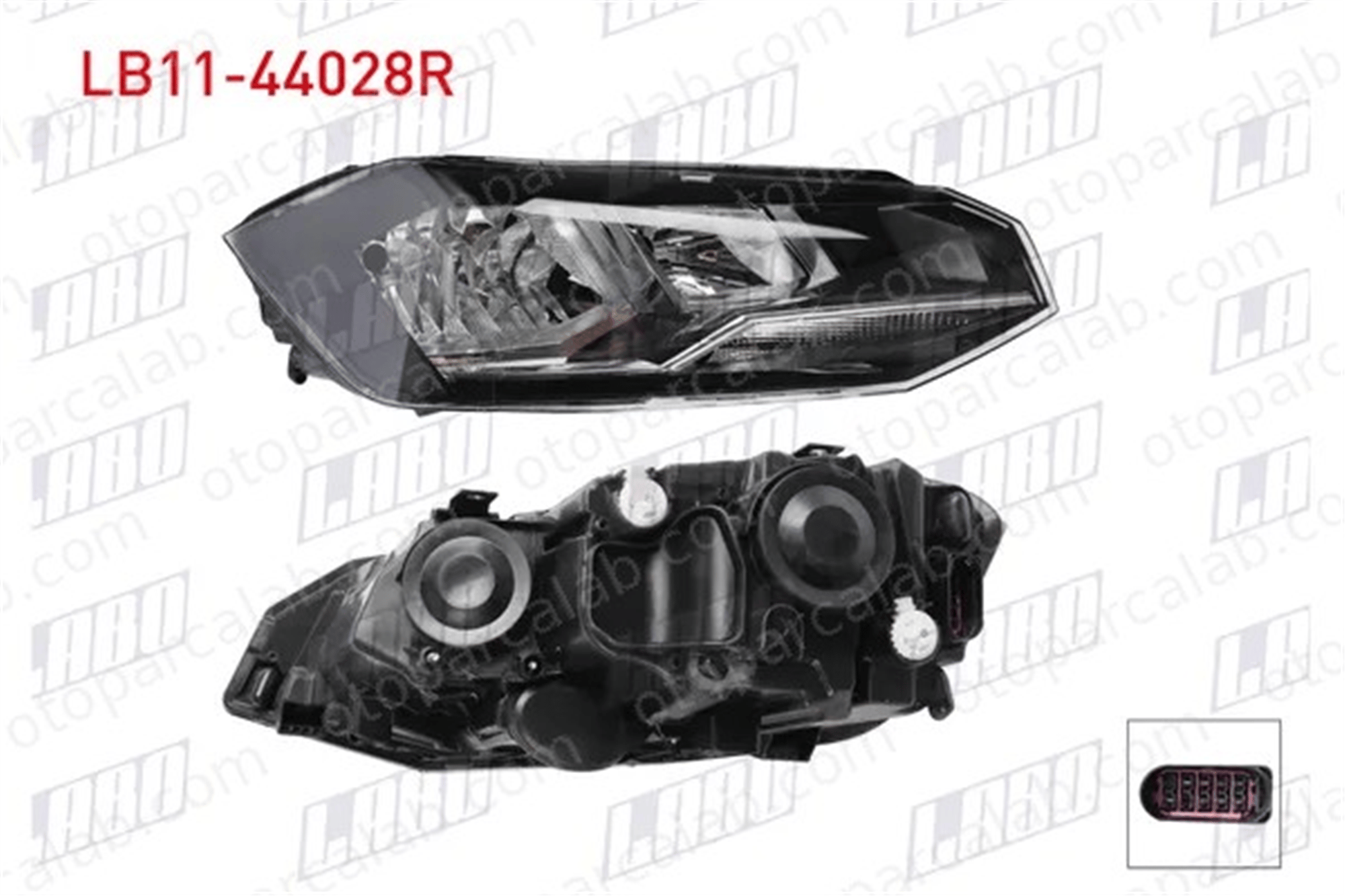 LABO LB11-44028R Far Sağ VW POLO VI 2G1941006 2GM941006A