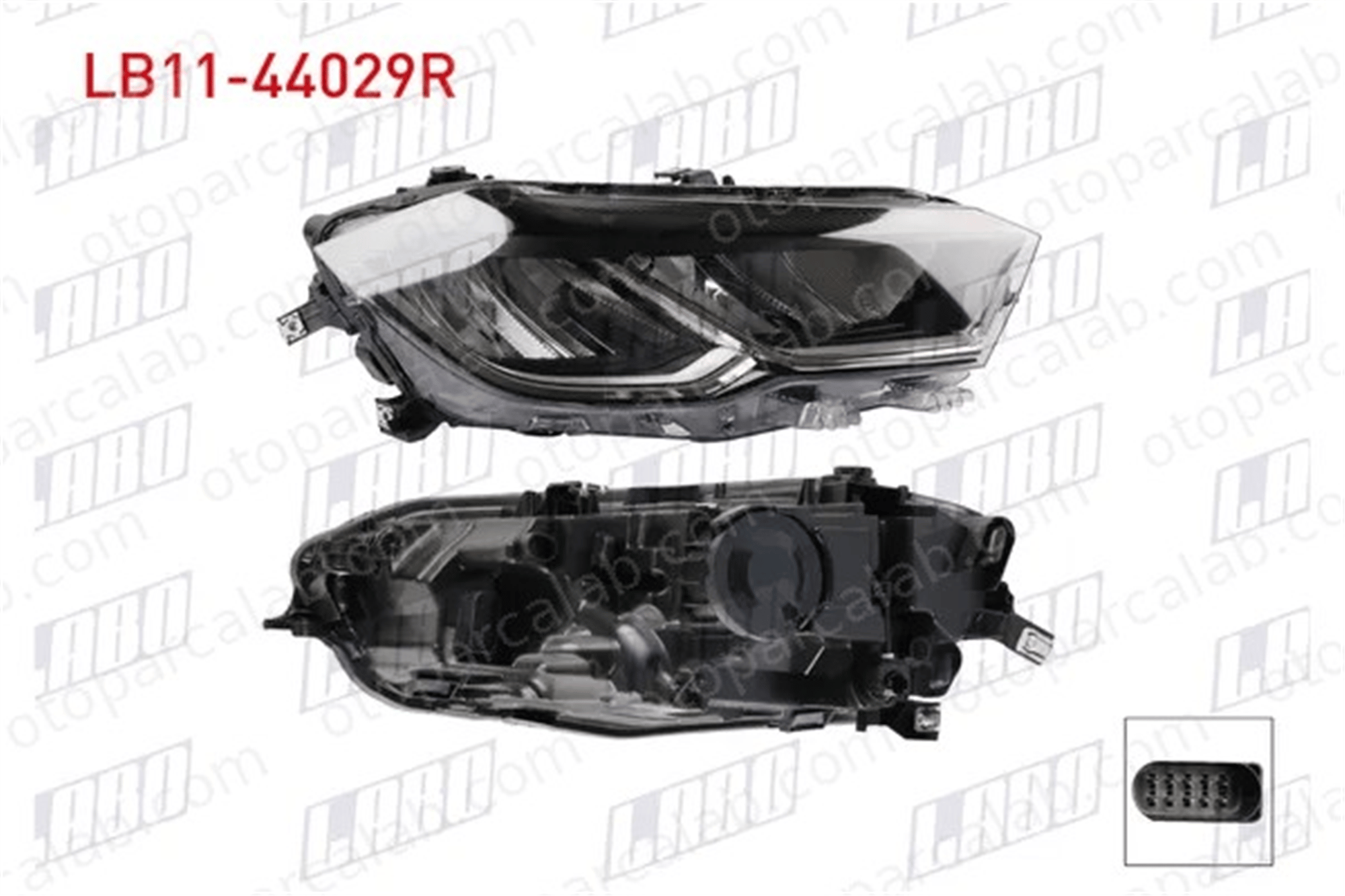 LABO LB11-44029R Far Sağ VW POLO VI 2G1941006C 2G1941006D