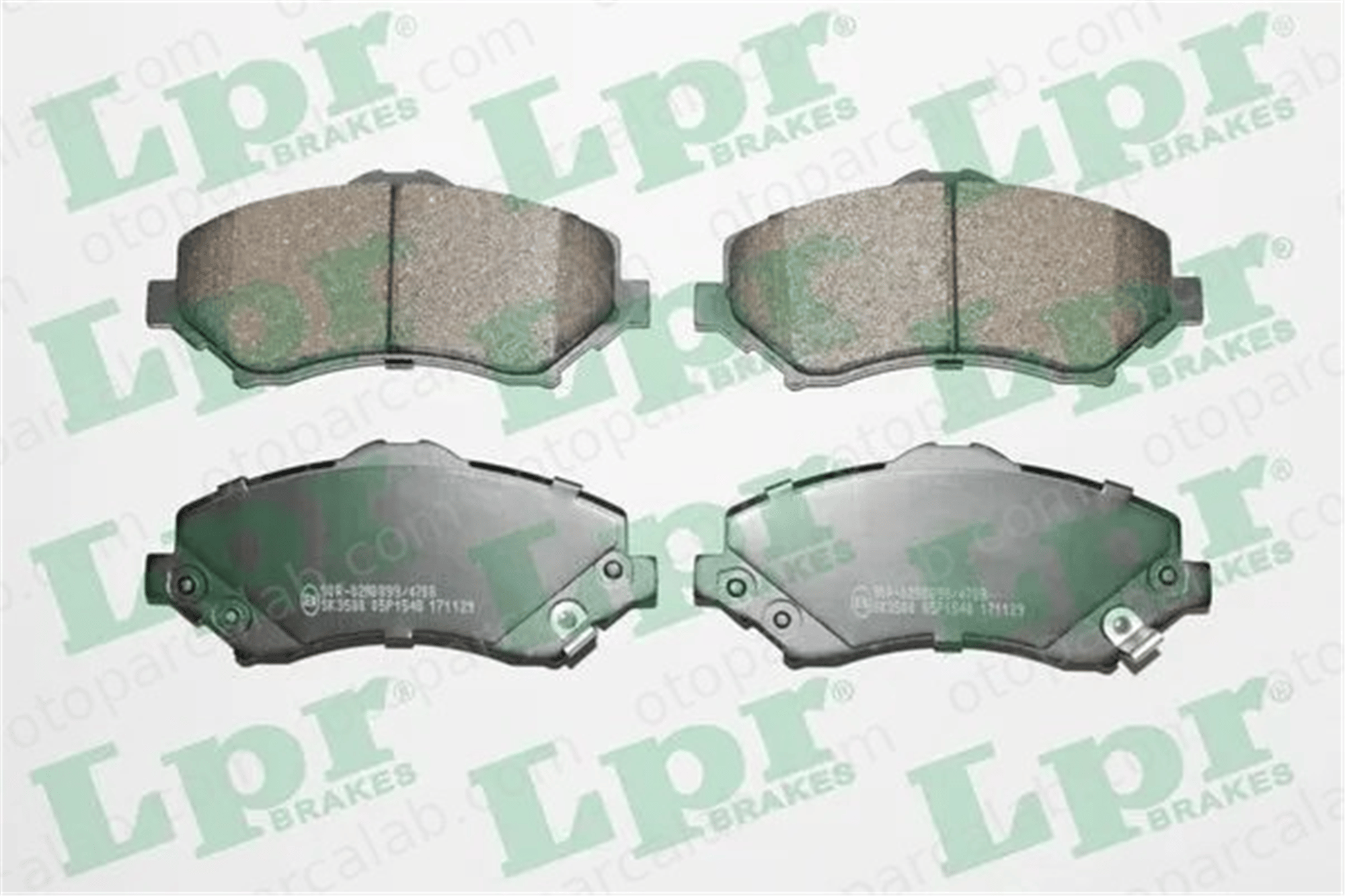 LPR 05P1548 Fren Disk Balata Ön DODGE JOURNEY FIAT FREEMONT 68003701AA 7B0698151A