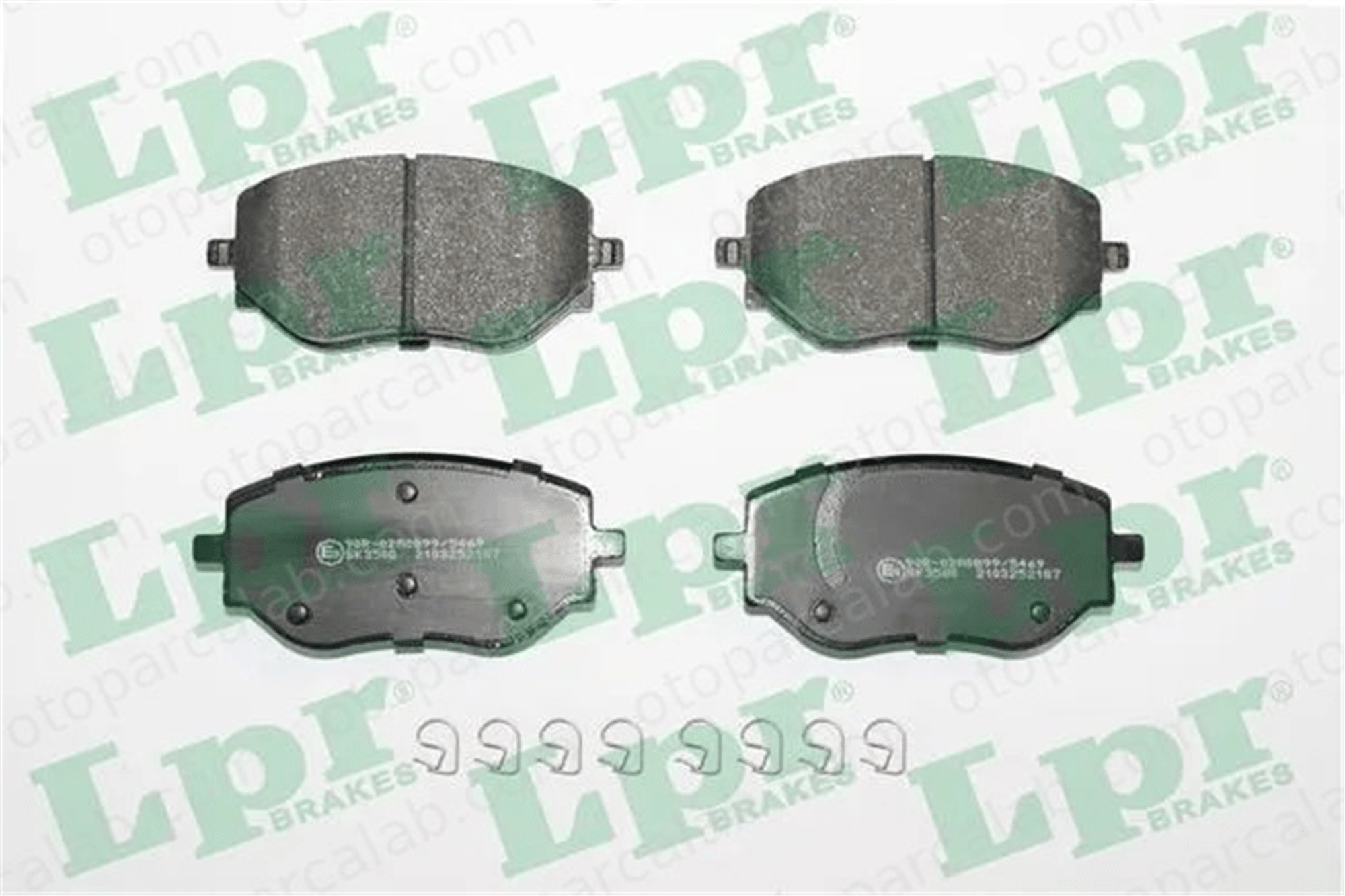 LPR 05P2187 Fren Disk Balata Ön RENAULT CLIO V TALIANT 410608885R MQ006673