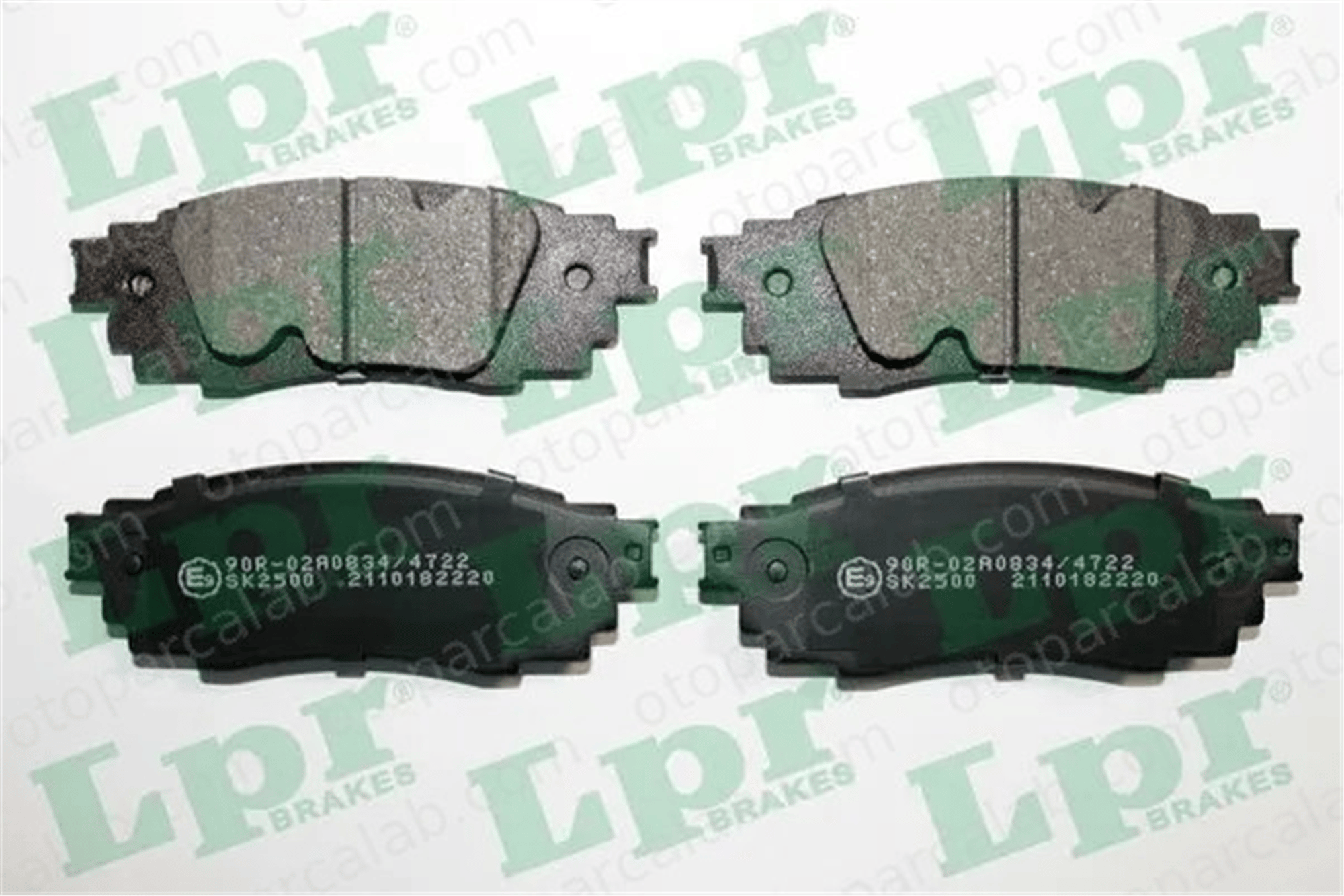 LPR 05P2220 Fren Disk Balata Arka TOYOTA CAMRY RAV 4 V 446633220 44660E060