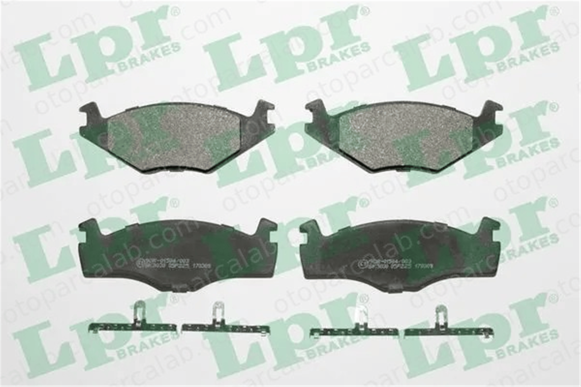LPR 05P225 Fren Disk Balata Ön VW GOLF II JETTA II 1H0698151 171698151F