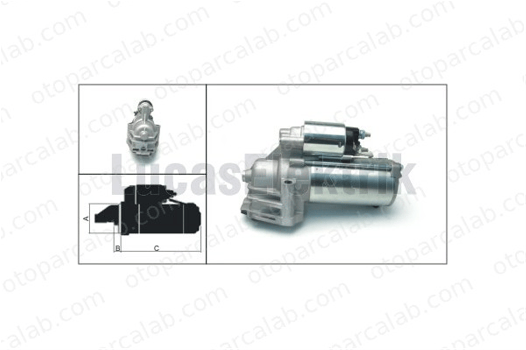 LUCAS ELEKTRIK LES0066 Marş Dinamosu FORD TRANSIT Panelvan/Van TRANSIT Minibüs/Otobüs YC1U11000AF 1449615