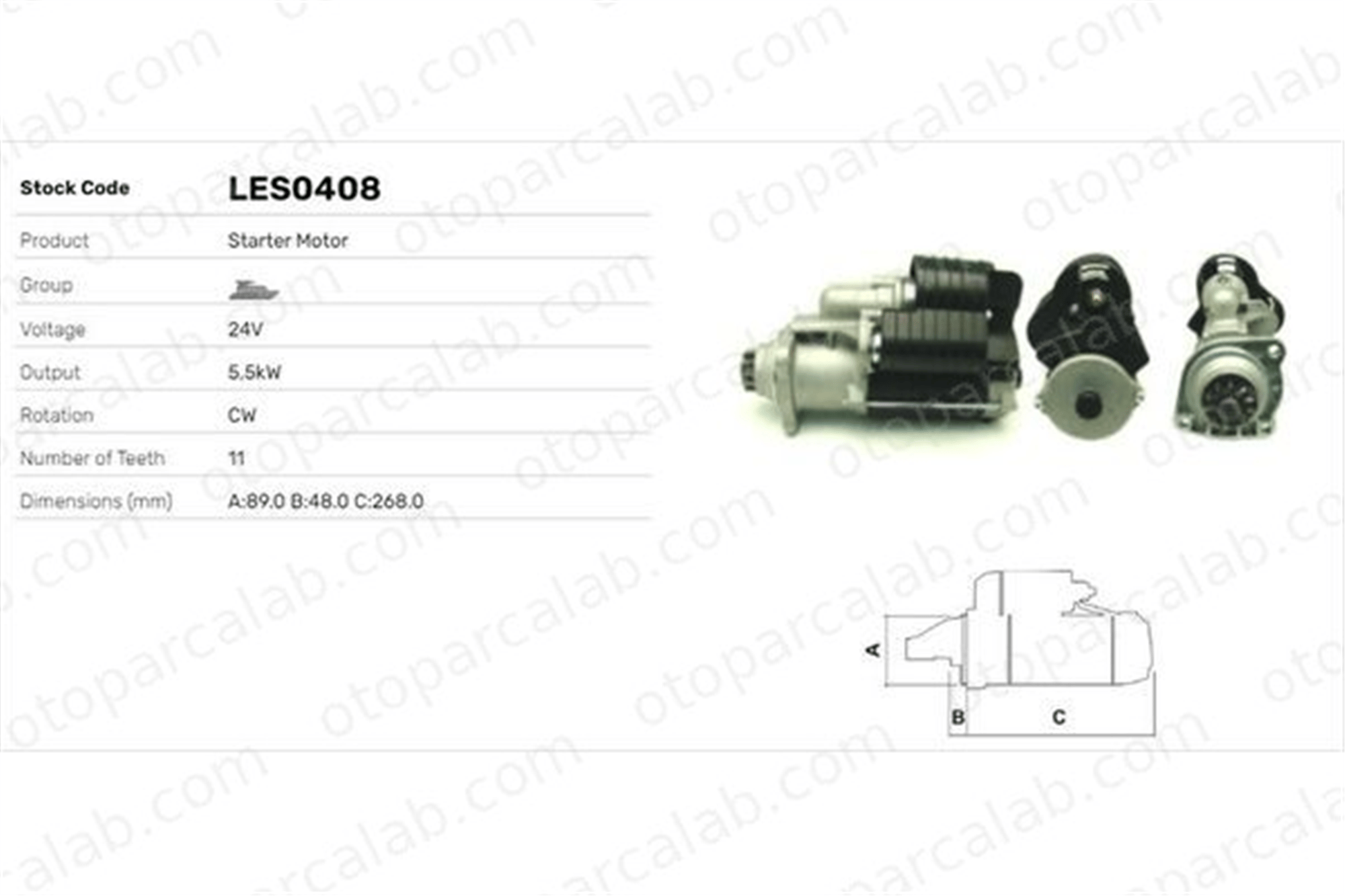 LUCAS ELEKTRIK LES0408 Alternatör HYUNDAI GALLOPER II GALLOPER I LRA02072 3730042502