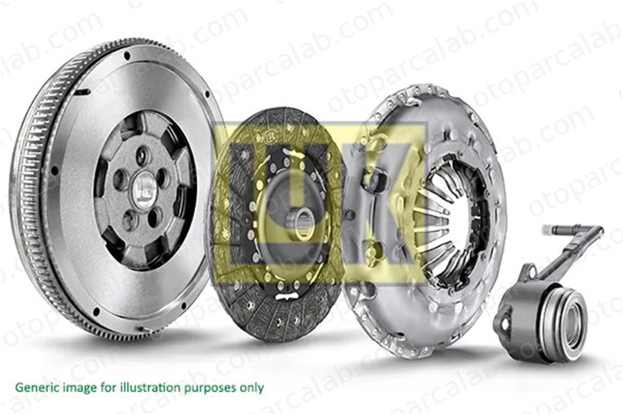 LUK 600 0349 00 Debriyaj Seti DACIA DUSTER RENAULT KANGOO / GRAND KANGOO II 123003948R 123108982R