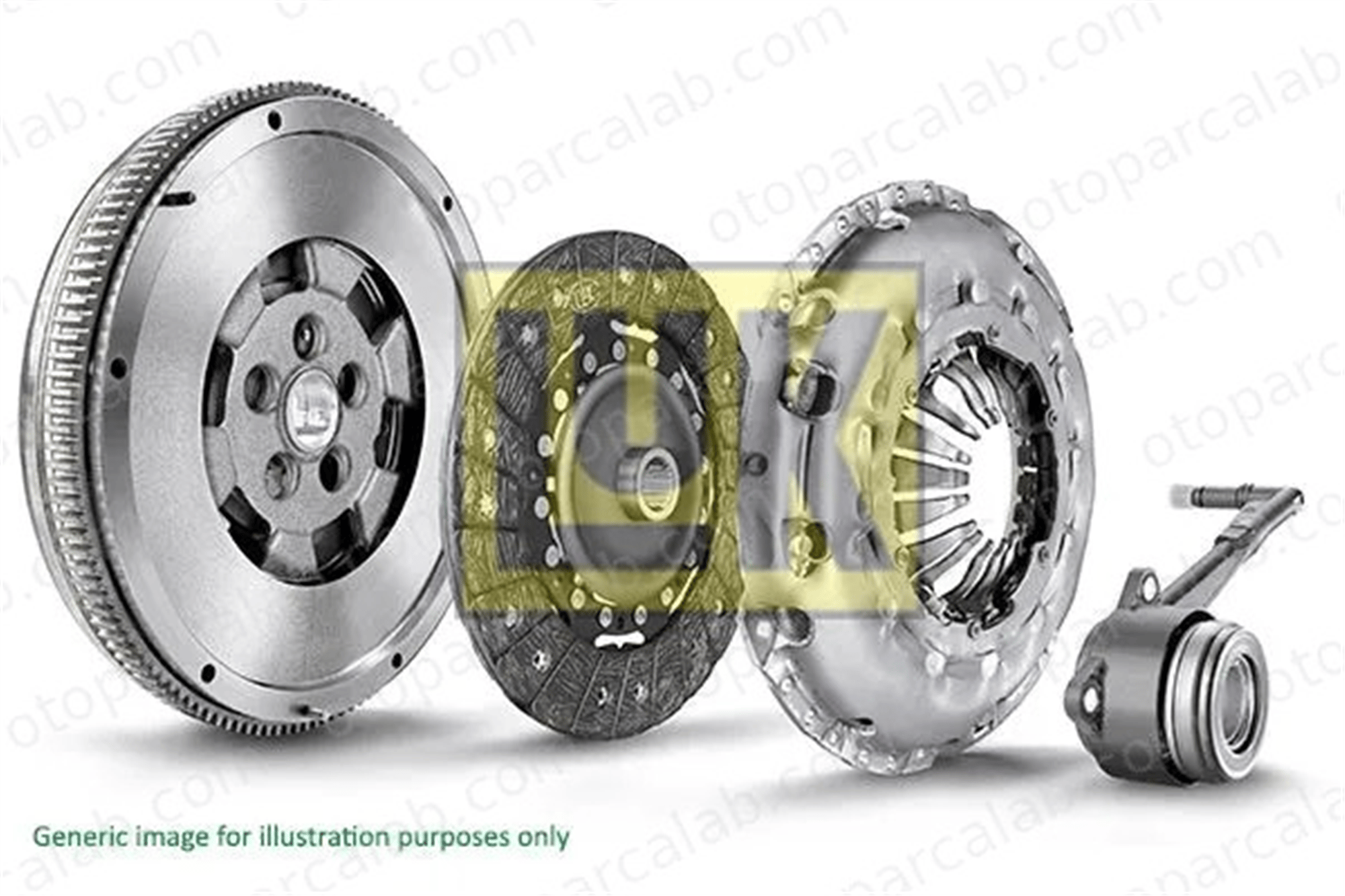 LUK 600 0370 00 Debriyaj Seti OPEL CORSA D CORSA D Kasa/eğik arka 55352048 55558917