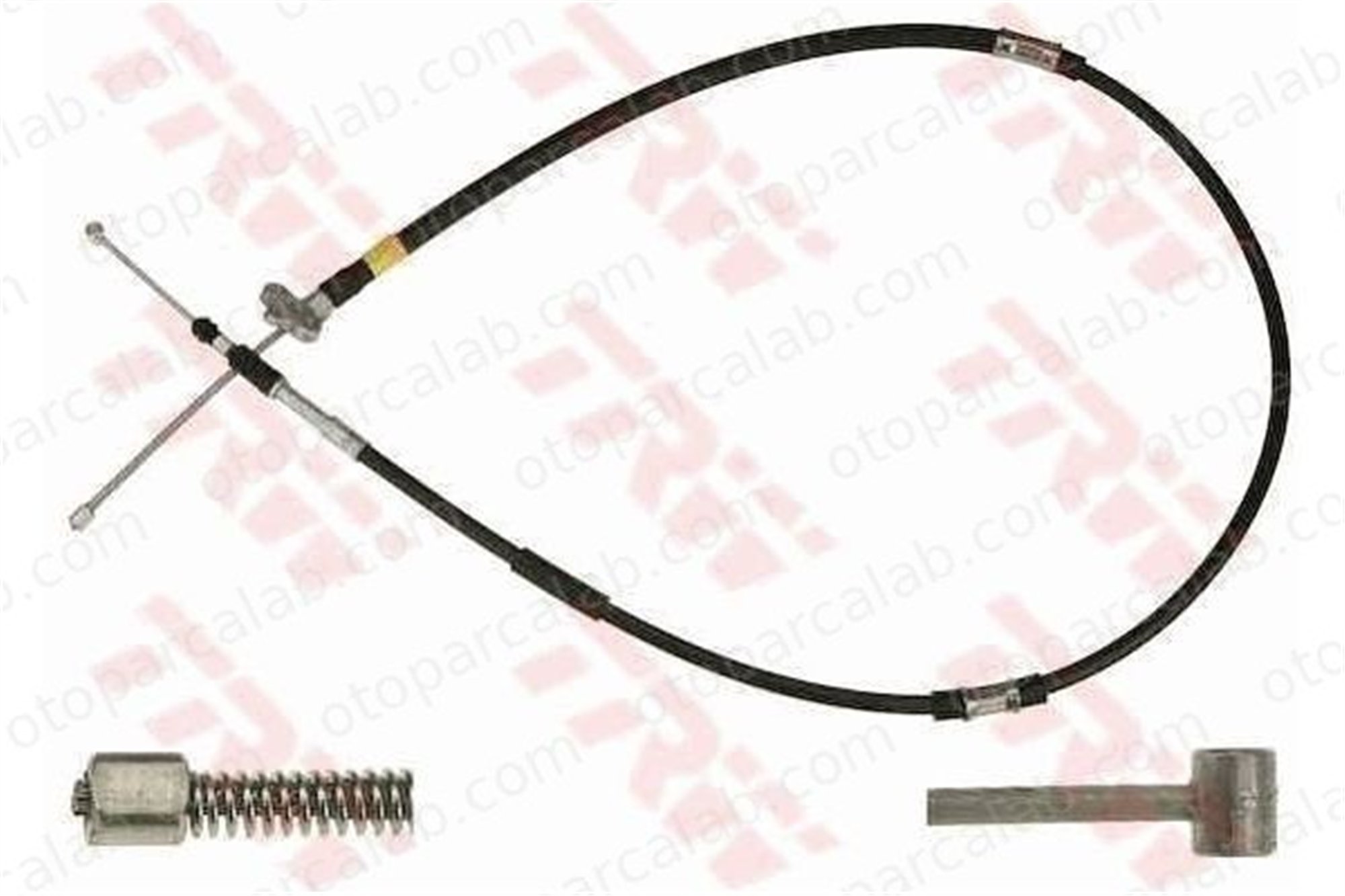 MADE IN JAPON SBK SP-D065 El Fren Teli Arka Sağ TOYOTA COROLLA COROLLA Station wagon 4642002030 4642012400
