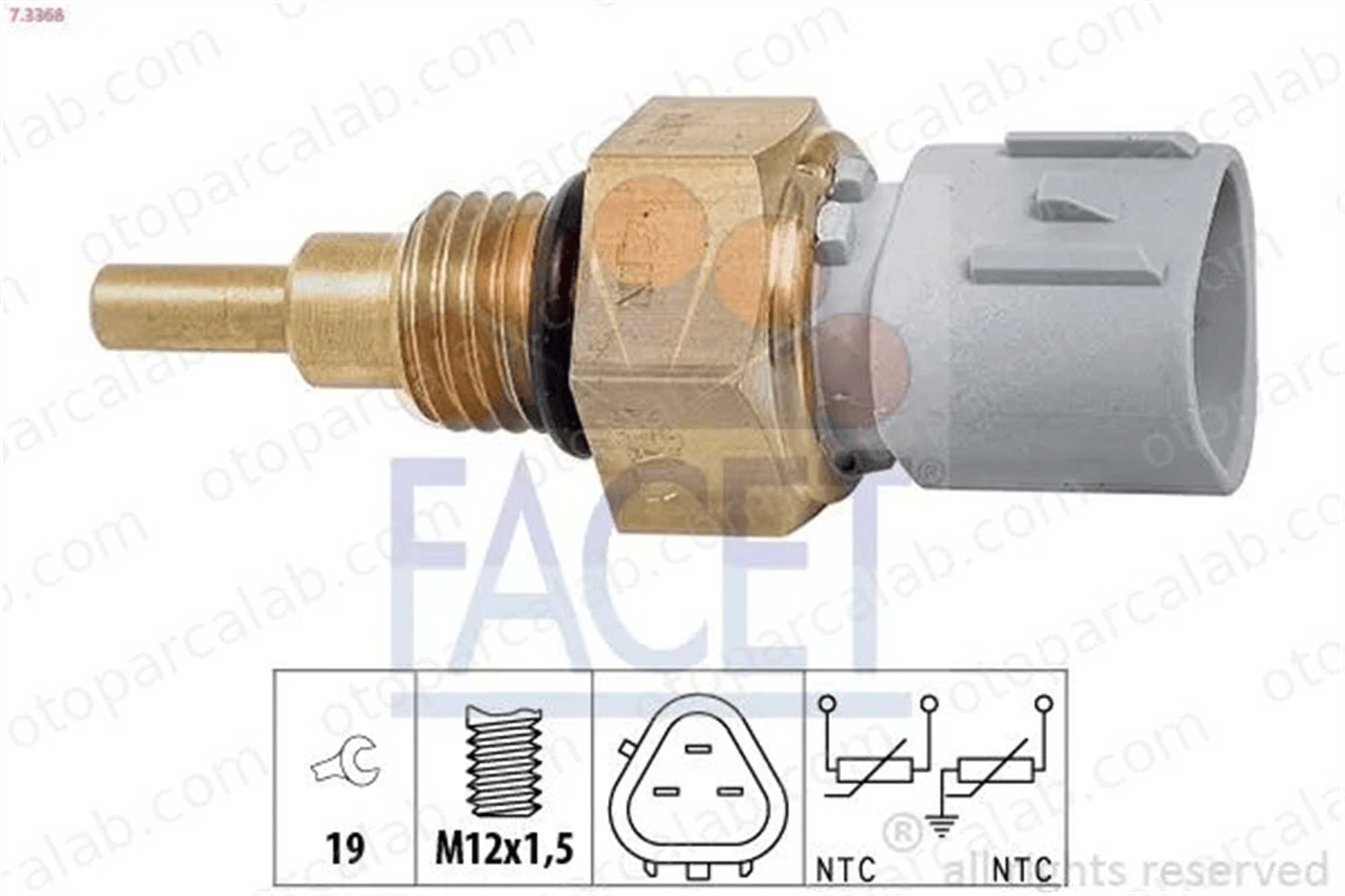 MADE IN TAIWAN 6M3412A648AA Hararet Müşürü MAZDA MX-5 II 323 S VI 6M3412A648AA 8942216010