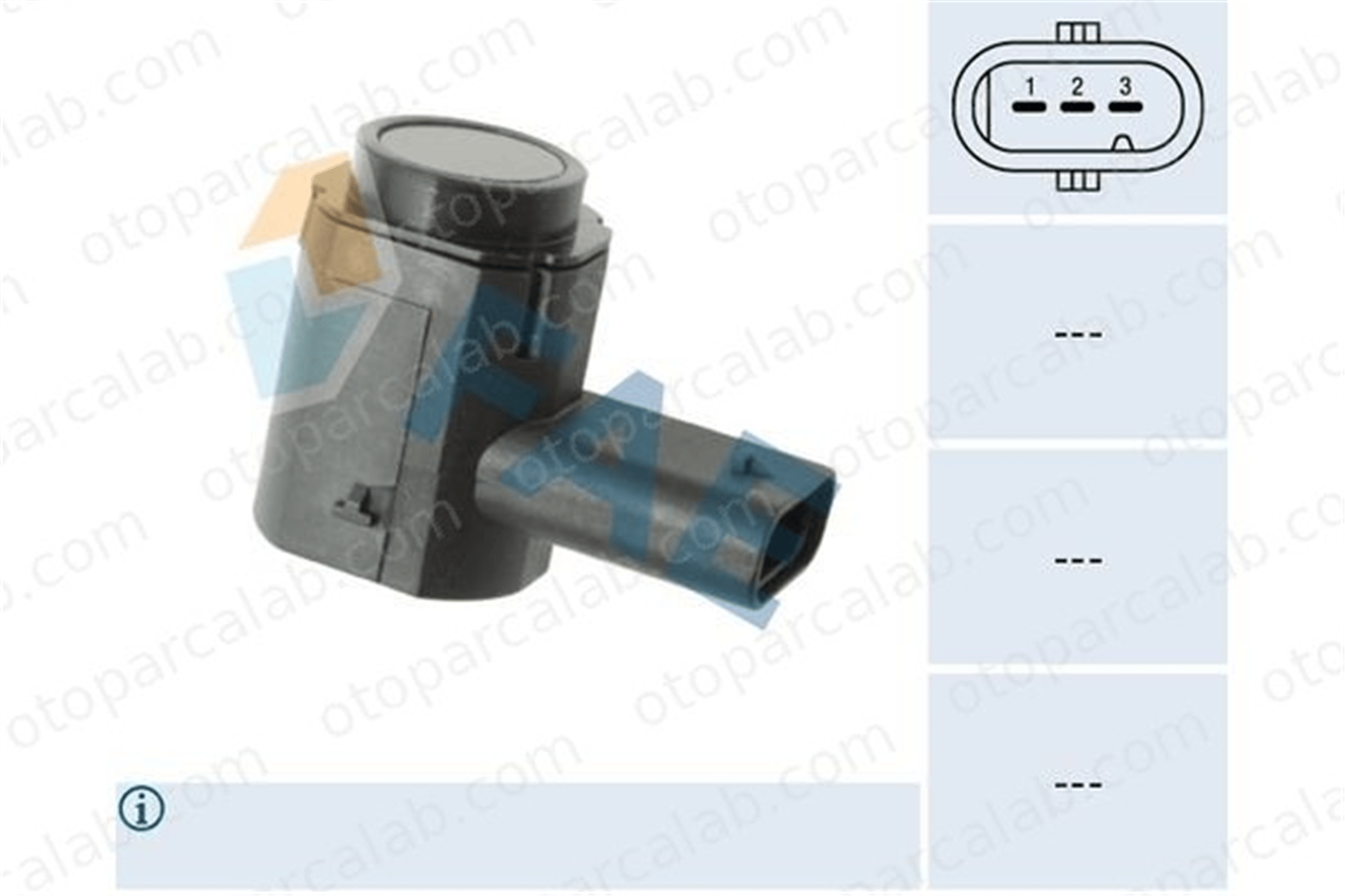 MADE IN TAIWAN P040060 Park Sensörü NISSAN QASHQAI / QASHQAI +2 I 28438JE20A FT76015