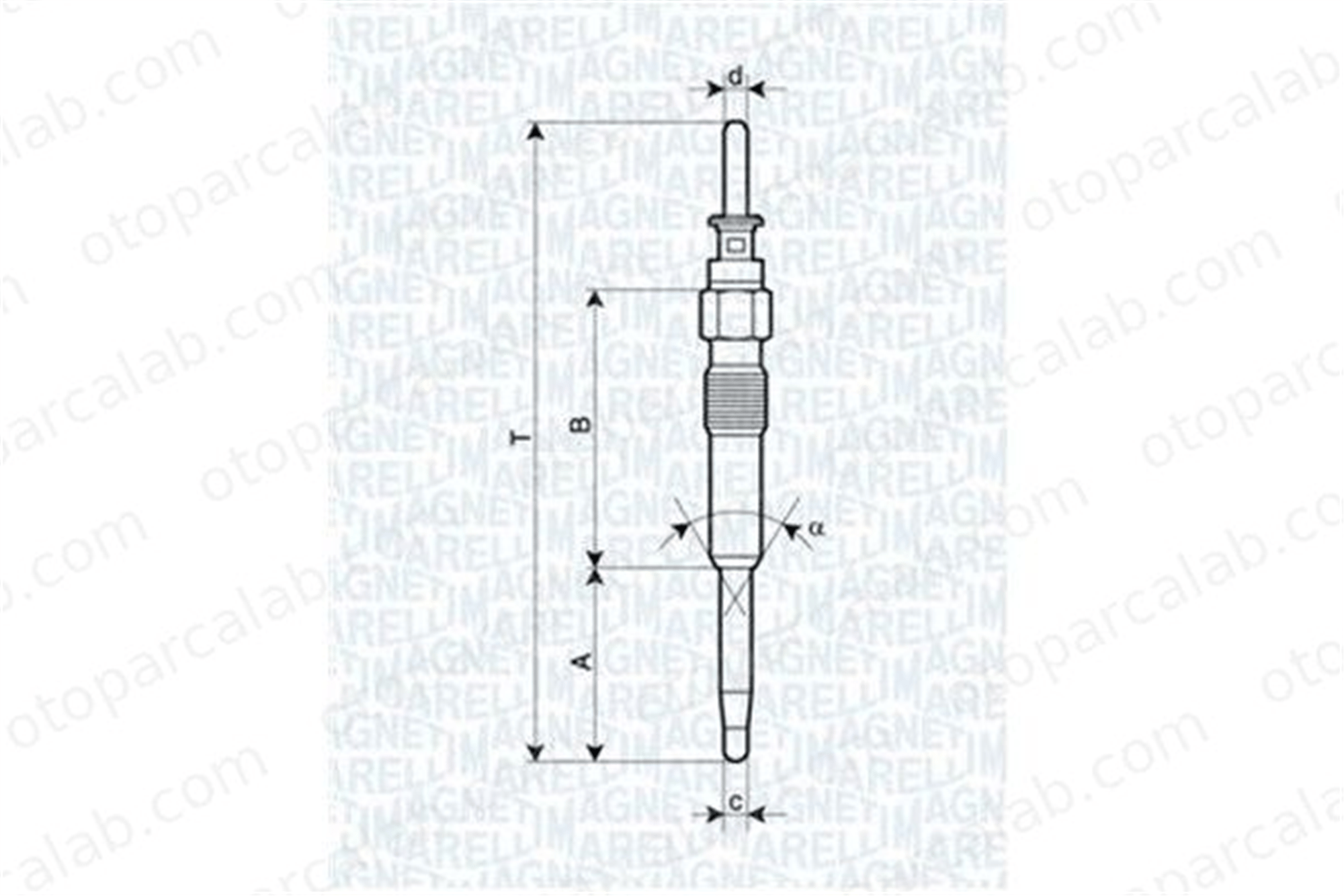 MAGNETI MARELLI 060900460606 Isıtma Bujisi BMW 5 5 Touring 12237786869