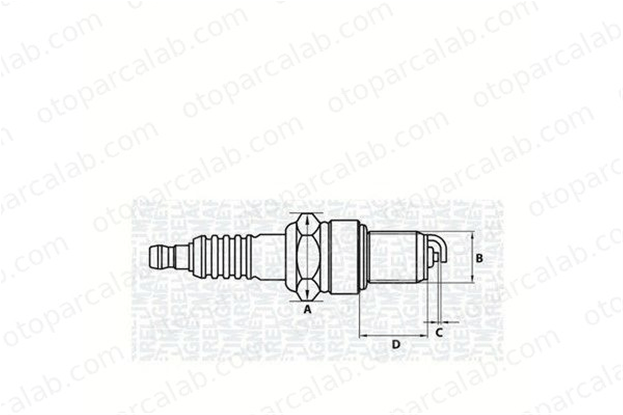 MAGNETI MARELLI 062000770304 Ateşleme Bujisi HONDA CIVIC I Sedan MAZDA 121 I 188914 0000188914