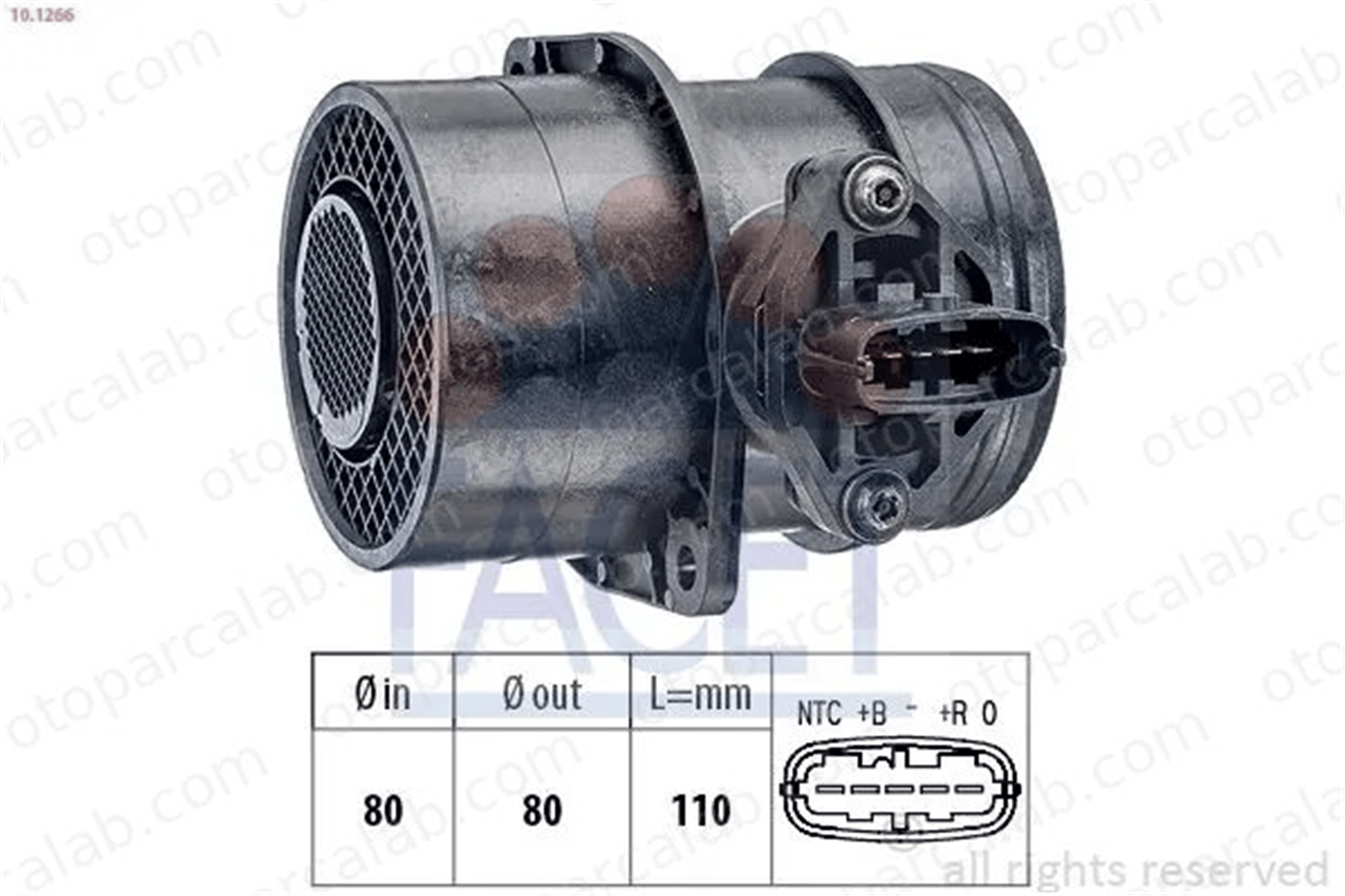 MAGNETI MARELLI 259003457900 Hava Debimetresi HYUNDAI TERRACAN SSANGYONG REXTON / REXTON II 281644A000