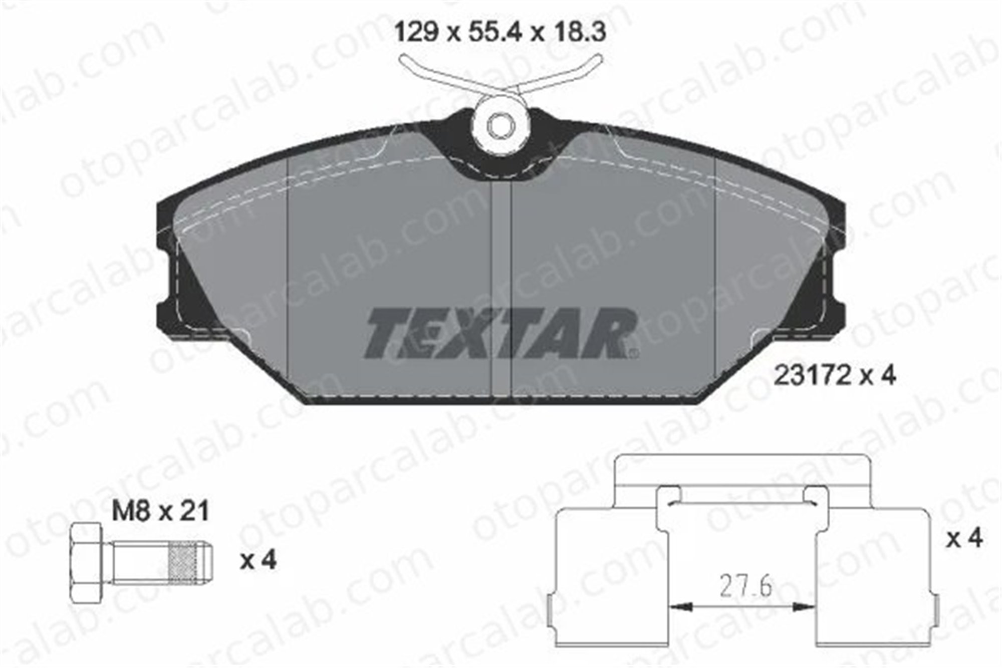 MAGNETI MARELLI 323700006200 Fren Disk Balata Ön RENAULT SCÉNIC I MPV LAGUNA I Grandtour 323700006200 7701206379