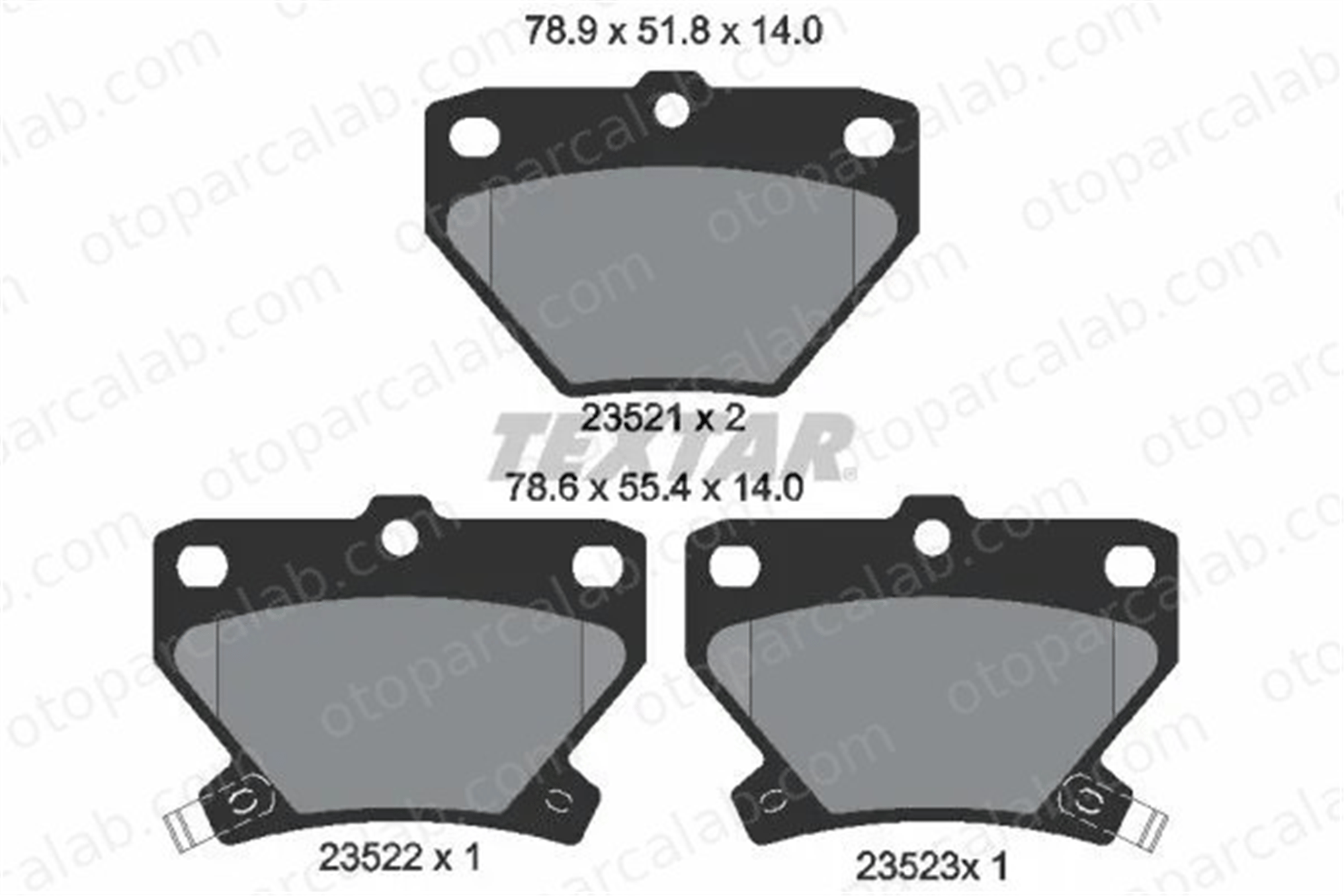 MAGNETI MARELLI 323700009400 Fren Disk Balata Arka TOYOTA COROLLA YARIS VERSO 323700009400 446620090