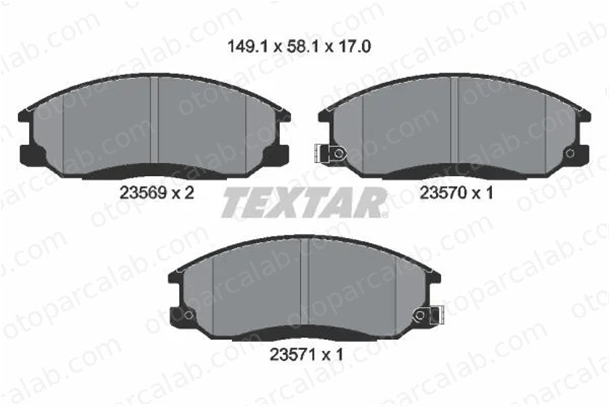MAGNETI MARELLI 323700016900 Fren Disk Balata Ön HYUNDAI SANTA FÉ I SSANGYONG ACTYON I 323700016900 5810126A10