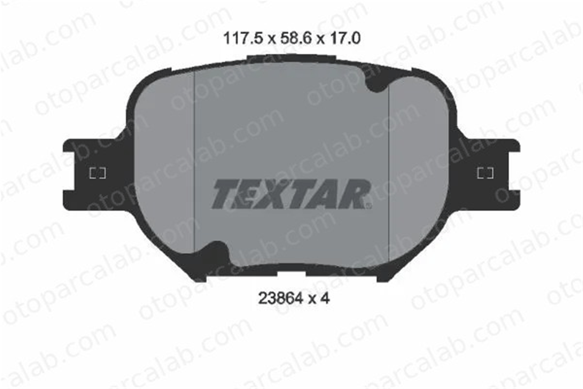 MAGNETI MARELLI 323700017000 Fren Disk Balata Ön TOYOTA CELICA Coupe COROLLA Verso 323700017000 446513030