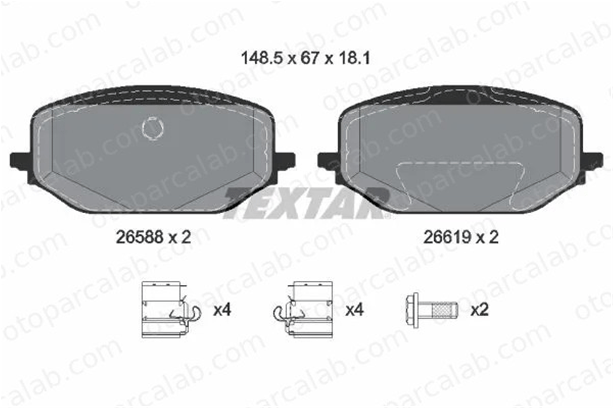 MAGNETI MARELLI 323700056500 Fren Disk Balata Ön PEUGEOT 508 II PARTNER Kasa/büyük limuzin 323700056500 155255431
