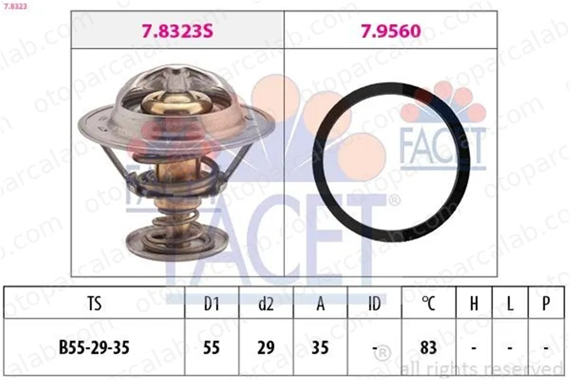 MAGNETI MARELLI 359001200070 Termostat CITROËN JUMPER Panelvan/Van FIAT ULYSSE 133823 2551129000