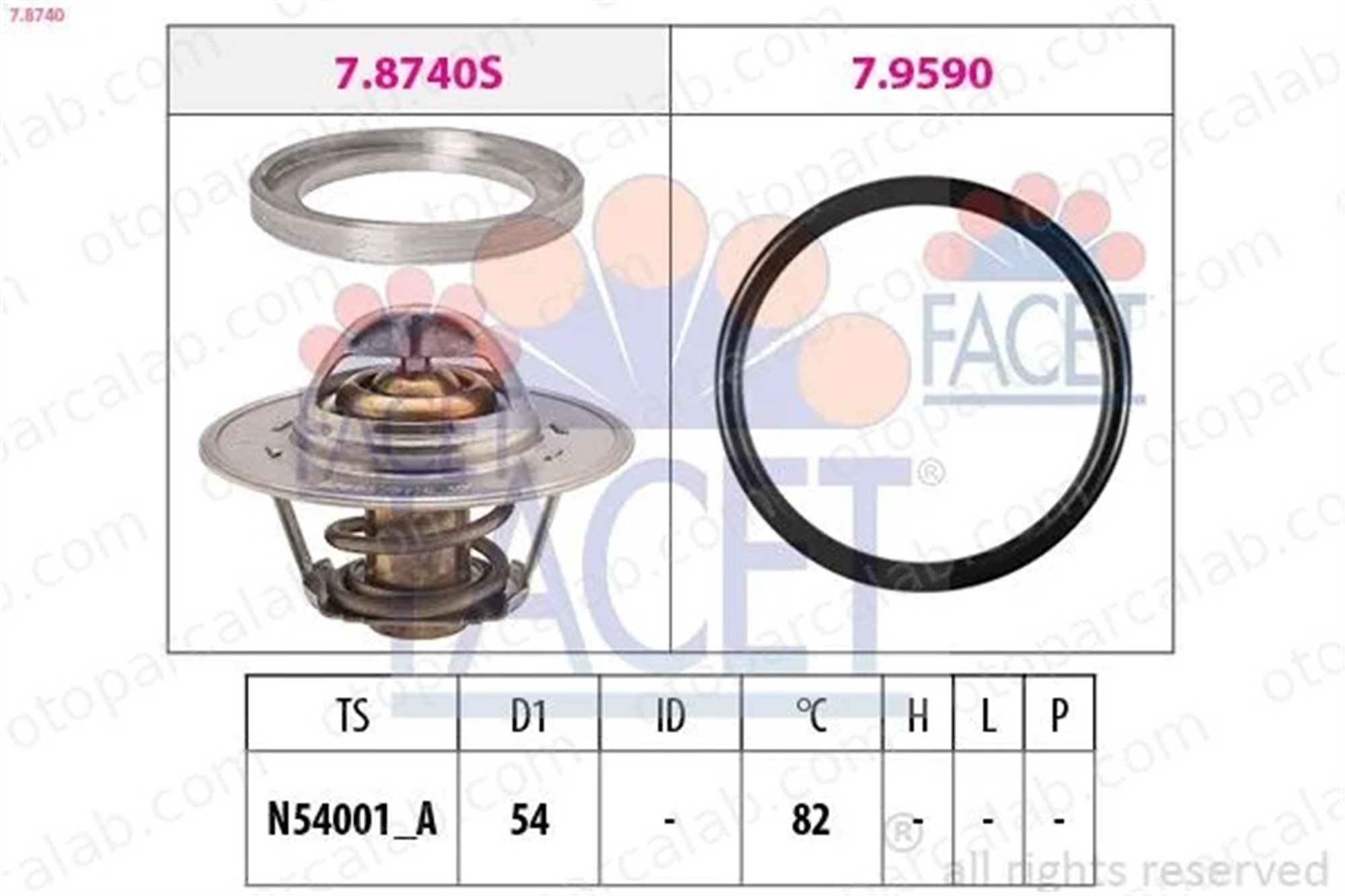 MAGNETI MARELLI 359001200370 Termostat 82 °C SEAT CORDOBA IBIZA III 3L121113A 03L121113A