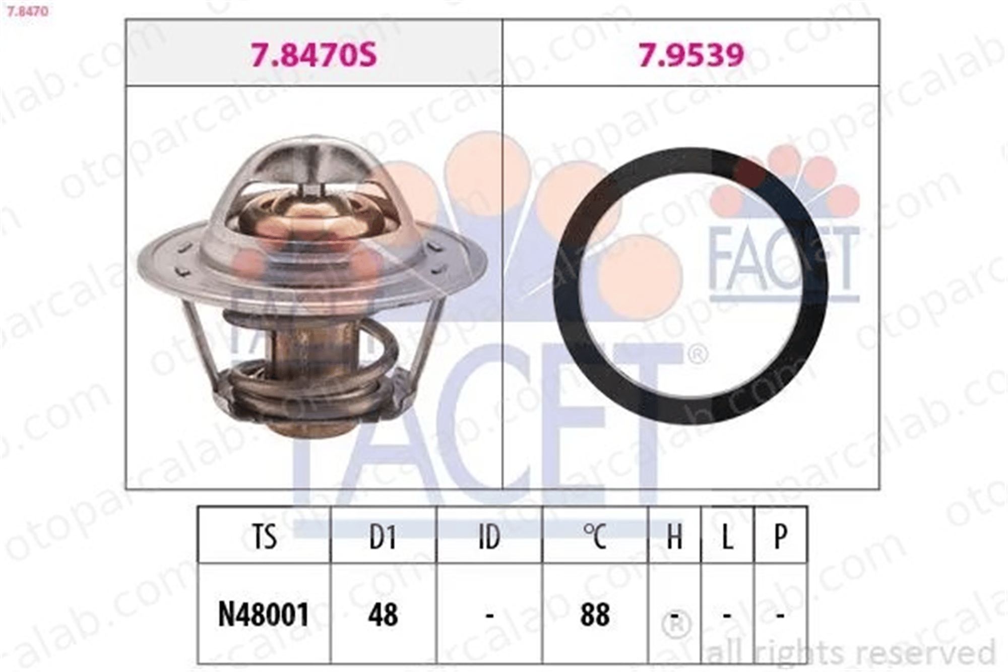 MAGNETI MARELLI 359001201170 Termostat 87 °C FORD ESCORT III ESCORT IV 85HF8575AA 1497689