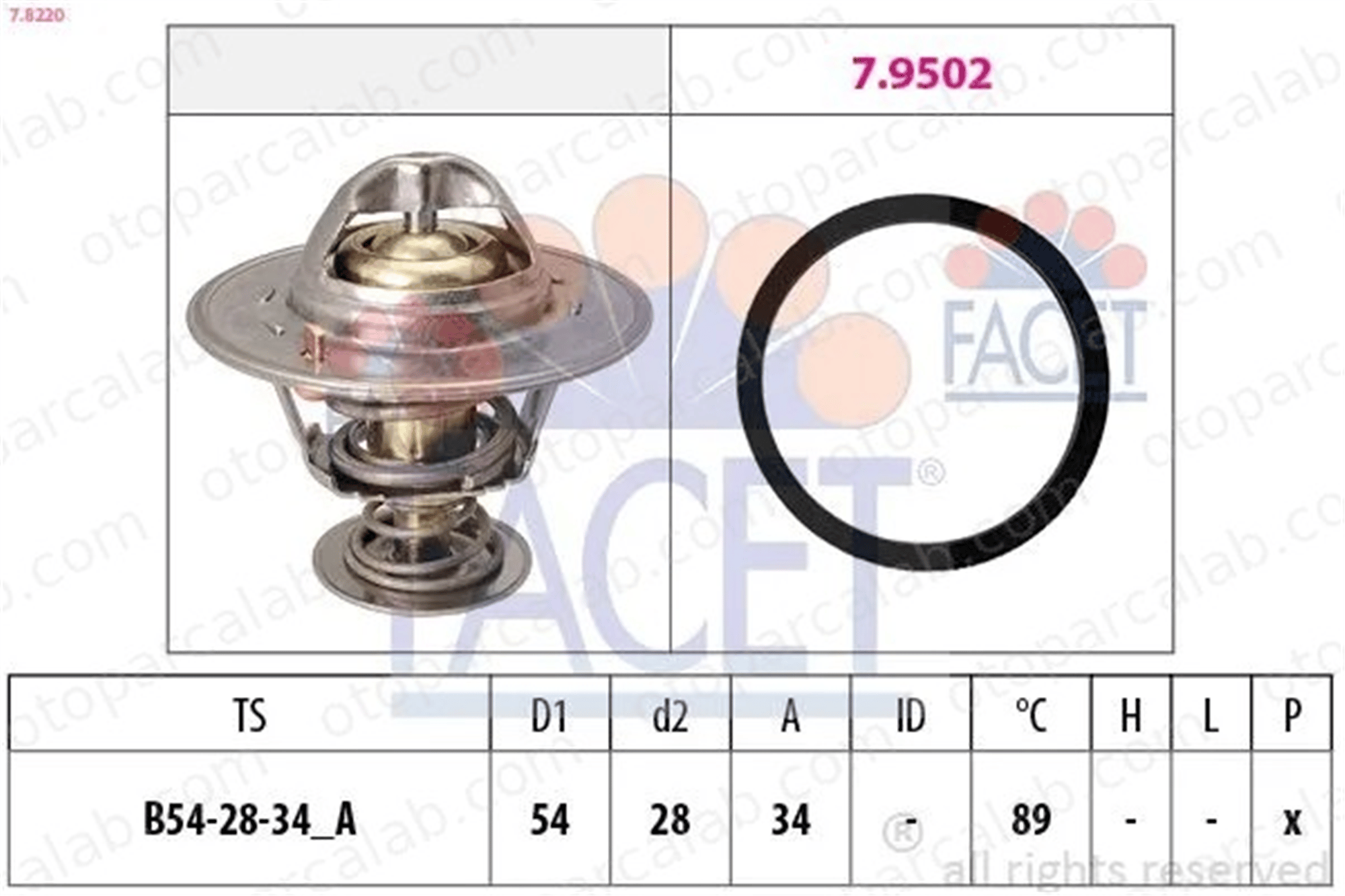 MAGNETI MARELLI 359001202050 Termostat SAAB 9000 Hatchback 9000 30577561 8817298