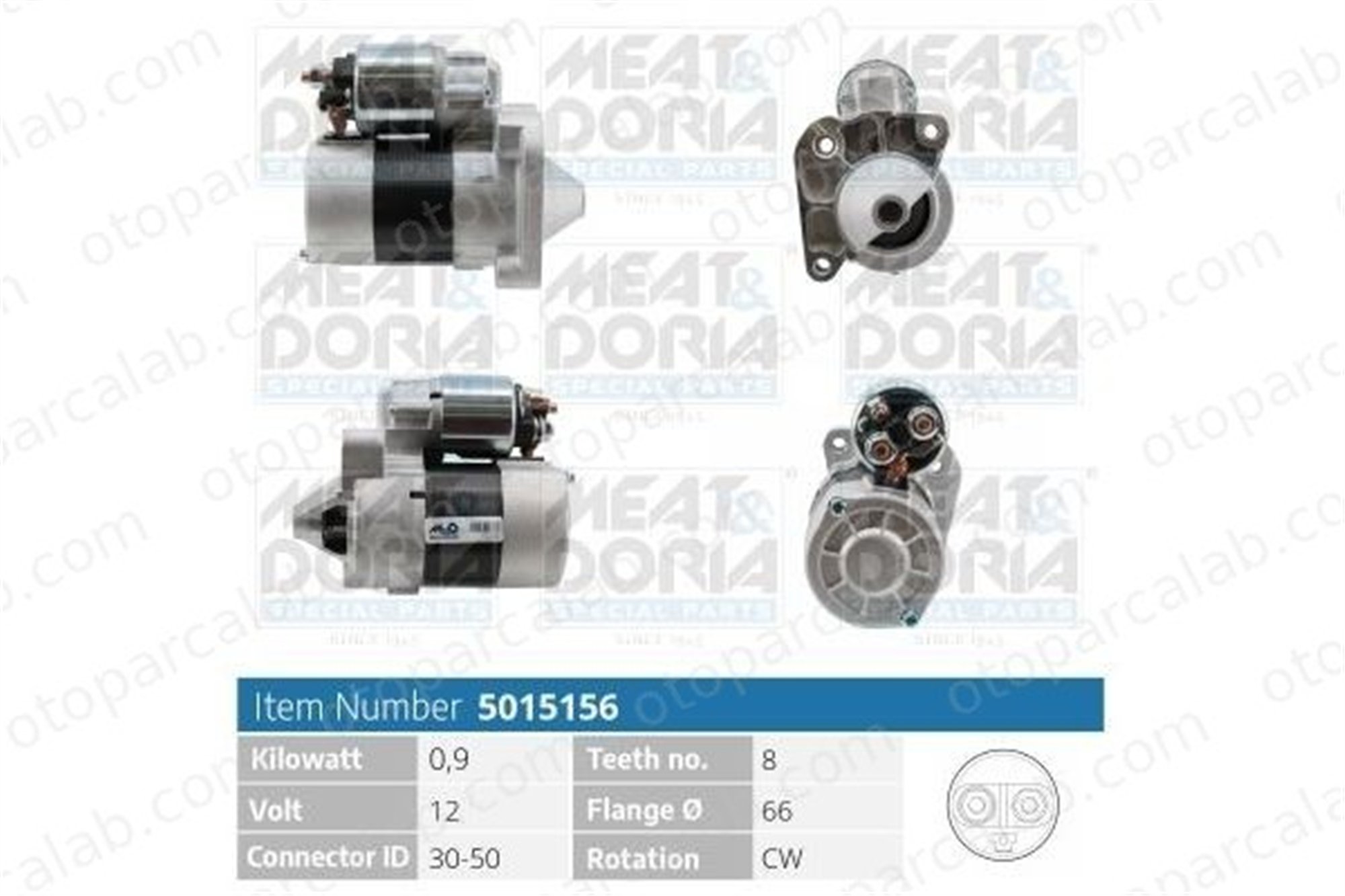 MAGNETI MARELLI 359001400150 Marş Dinamosu RENAULT 19 II Chamade 19 II 7700274351 7700100647