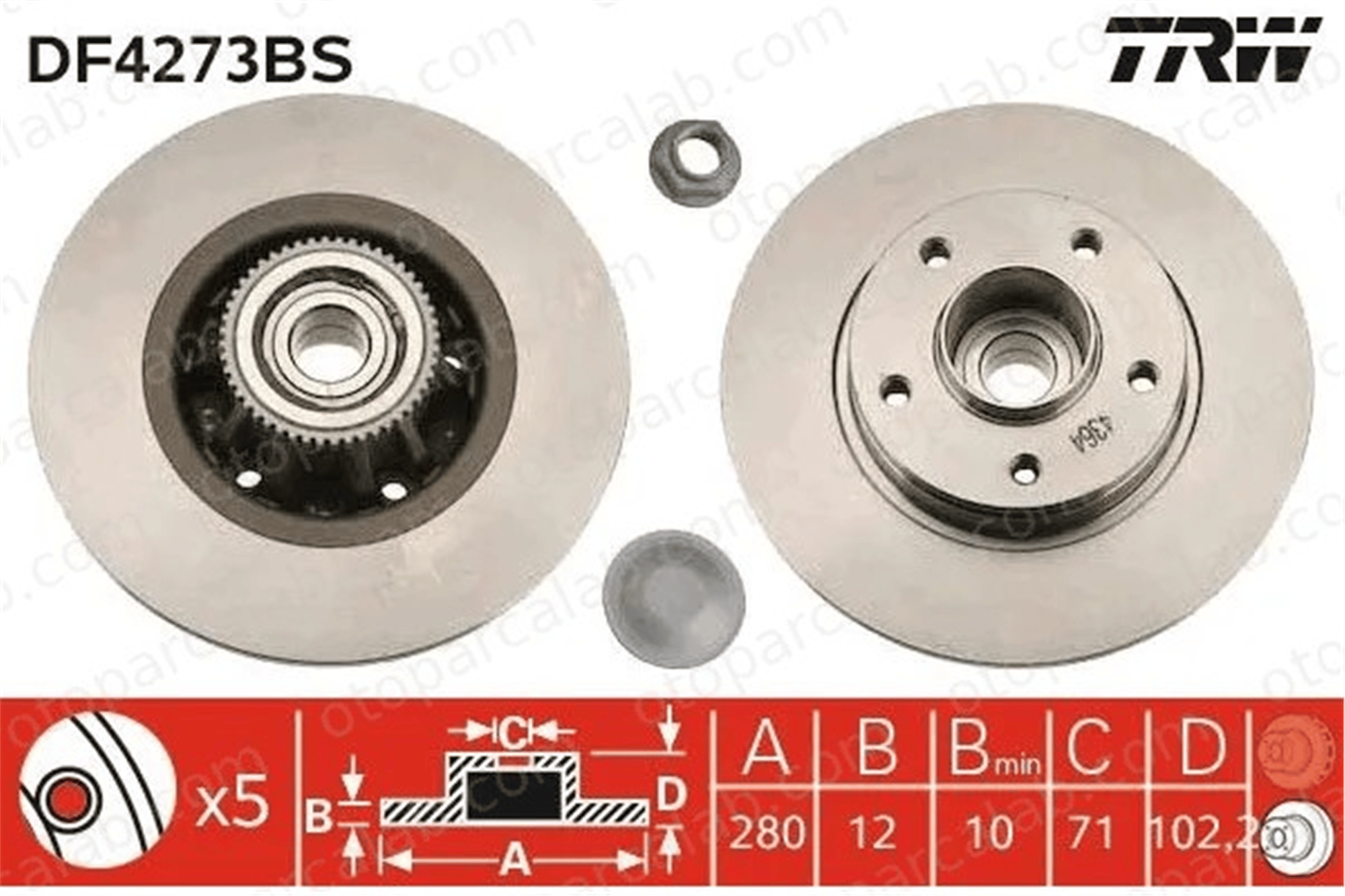 MAGNETI MARELLI 360704011000 Fren Disk Ayna Arka Sağ ve Sol OPEL VIVARO A Minibüs/Otobüs VIVARO A Panelvan/Van 4320600QAB 4320600QAC