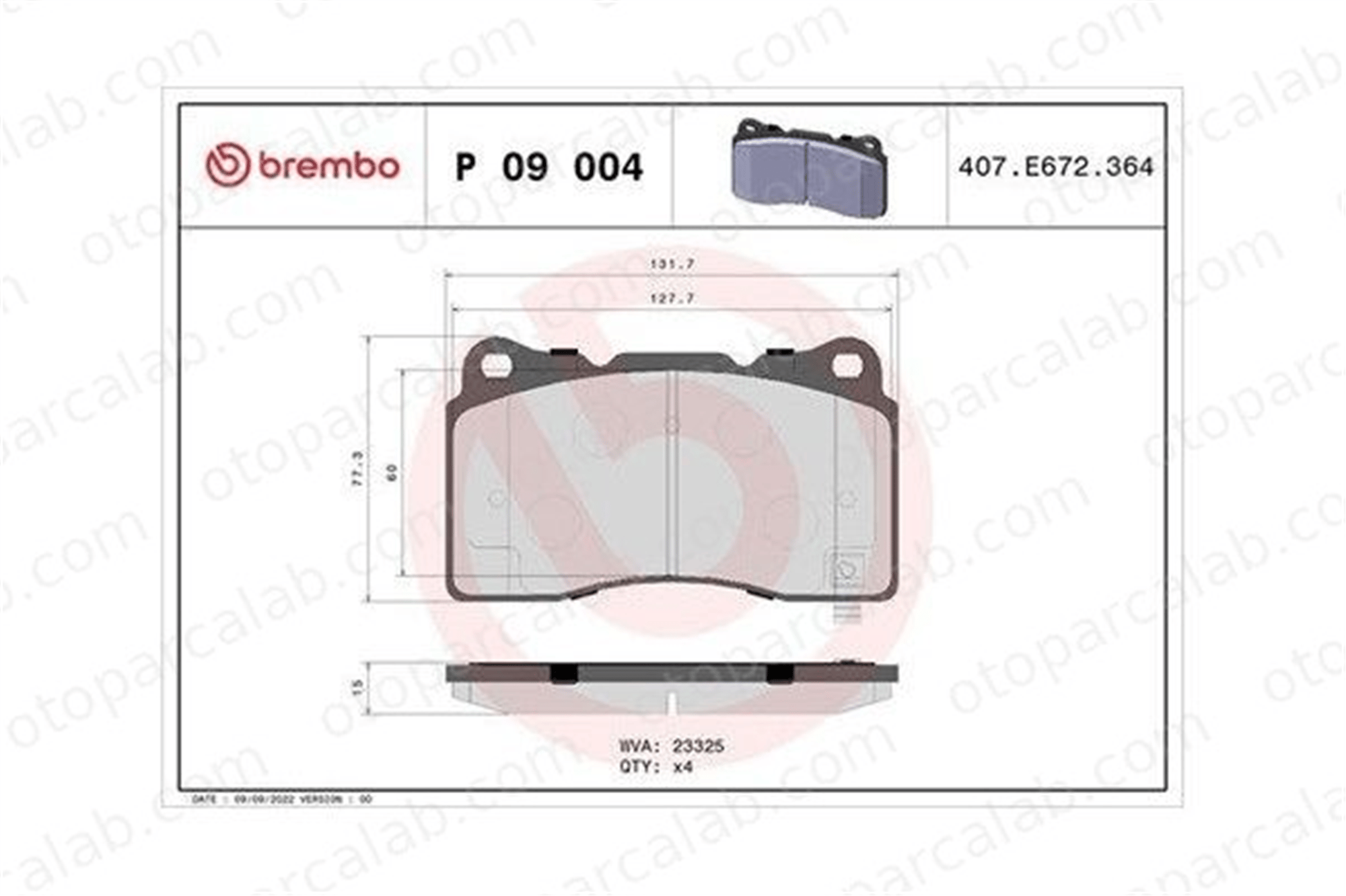 MAGNETI MARELLI 363700409004 Fren Disk Balata Ön veya Arka FORD GT TESLA MODEL S 363700409004 22866931