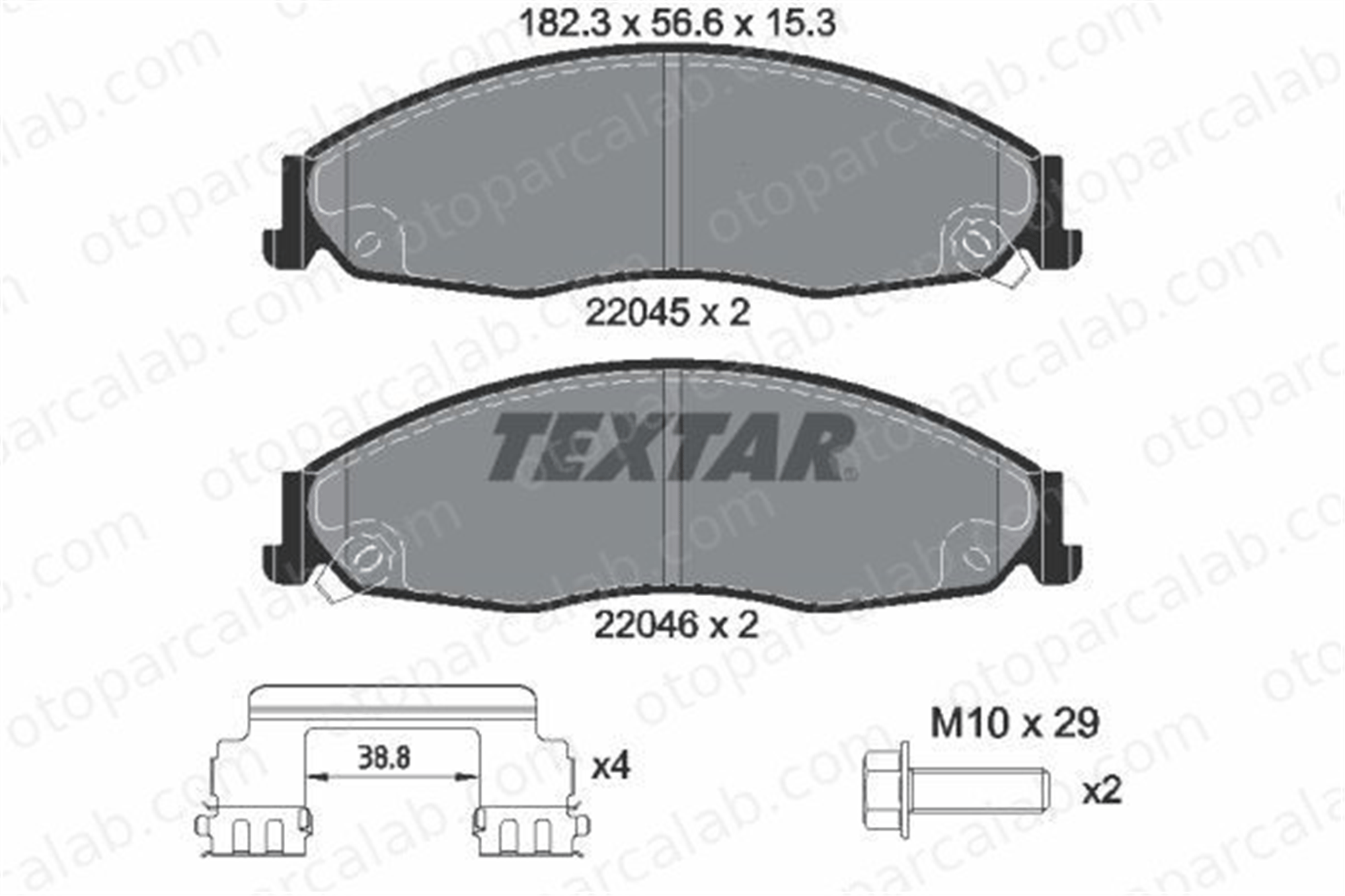 MAGNETI MARELLI 363700409011 Fren Disk Balata Ön FORD GT 363700409011 88959947