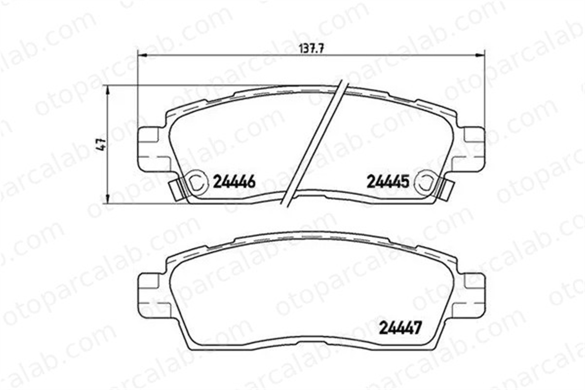 MAGNETI MARELLI 363700410010 Fren Disk Balata Arka ISUZU ASCENDER SAAB 9-7X 363700410010 15855898