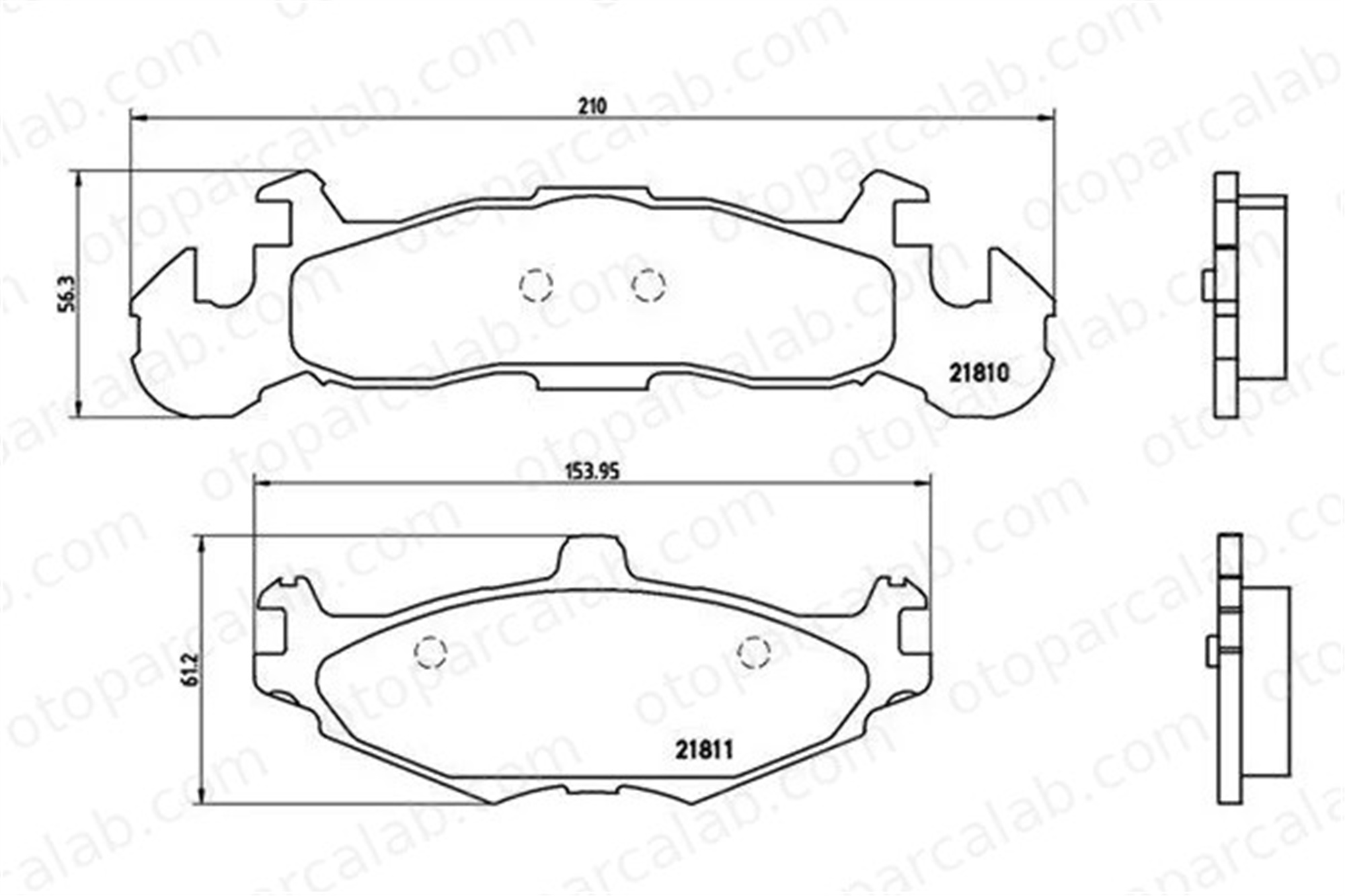 MAGNETI MARELLI 363700411001 Fren Disk Balata Ön CHRYSLER LE BARON Cabrio LE BARON Sedan 363700411001 K04238698