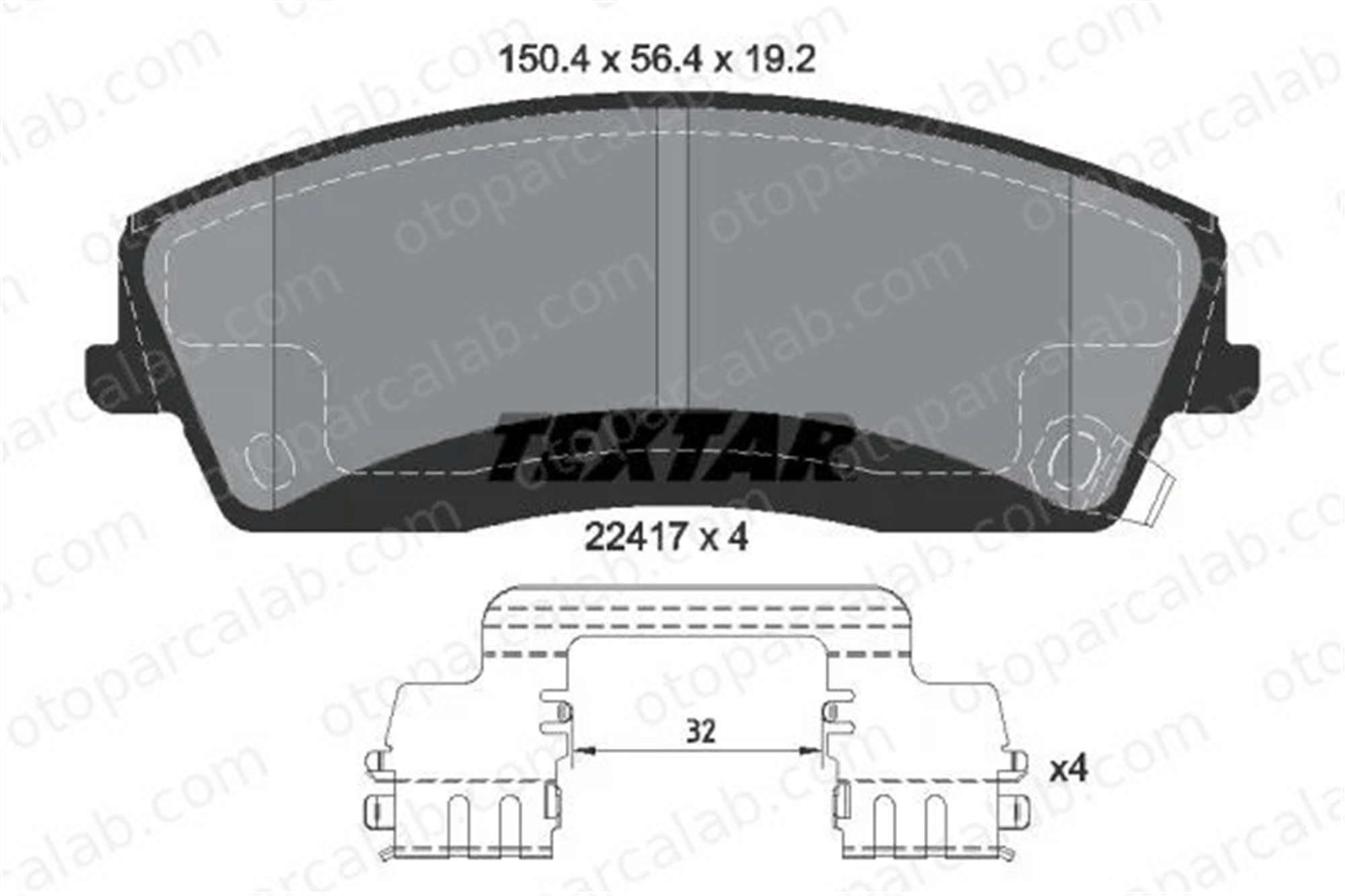 MAGNETI MARELLI 363700418034 Fren Disk Balata Ön DODGE CHARGER CHALLENGER Coupe 363700418034 5174001AC