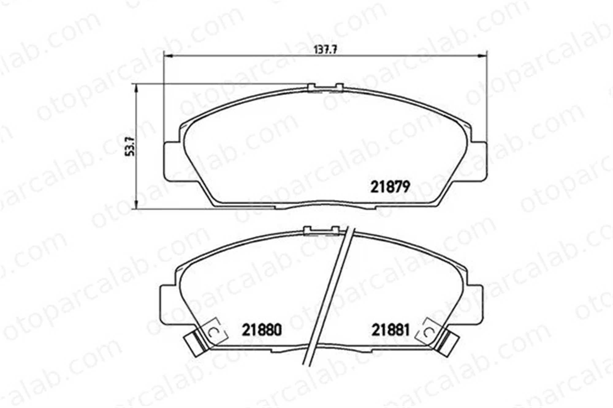 MAGNETI MARELLI 363700428021 Fren Disk Balata Ön ROVER 600 I HONDA ACCORD V 363700428021 45022S30408